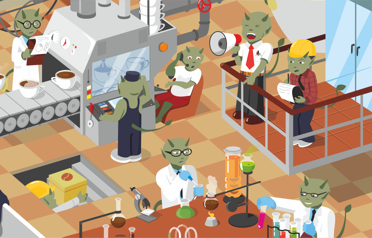 Illustration for Fabrique Coffee Shop — Изображение №5 — Иллюстрация, Графика на Dprofile