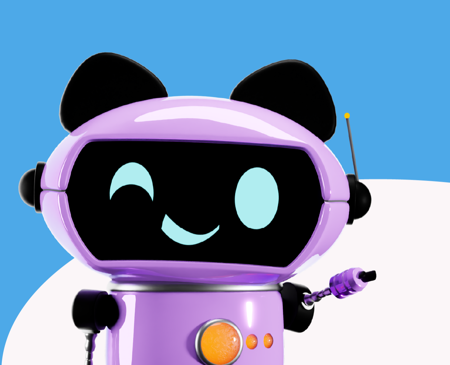 3D Маскот для кафе — Иллюстрация на Dprofile