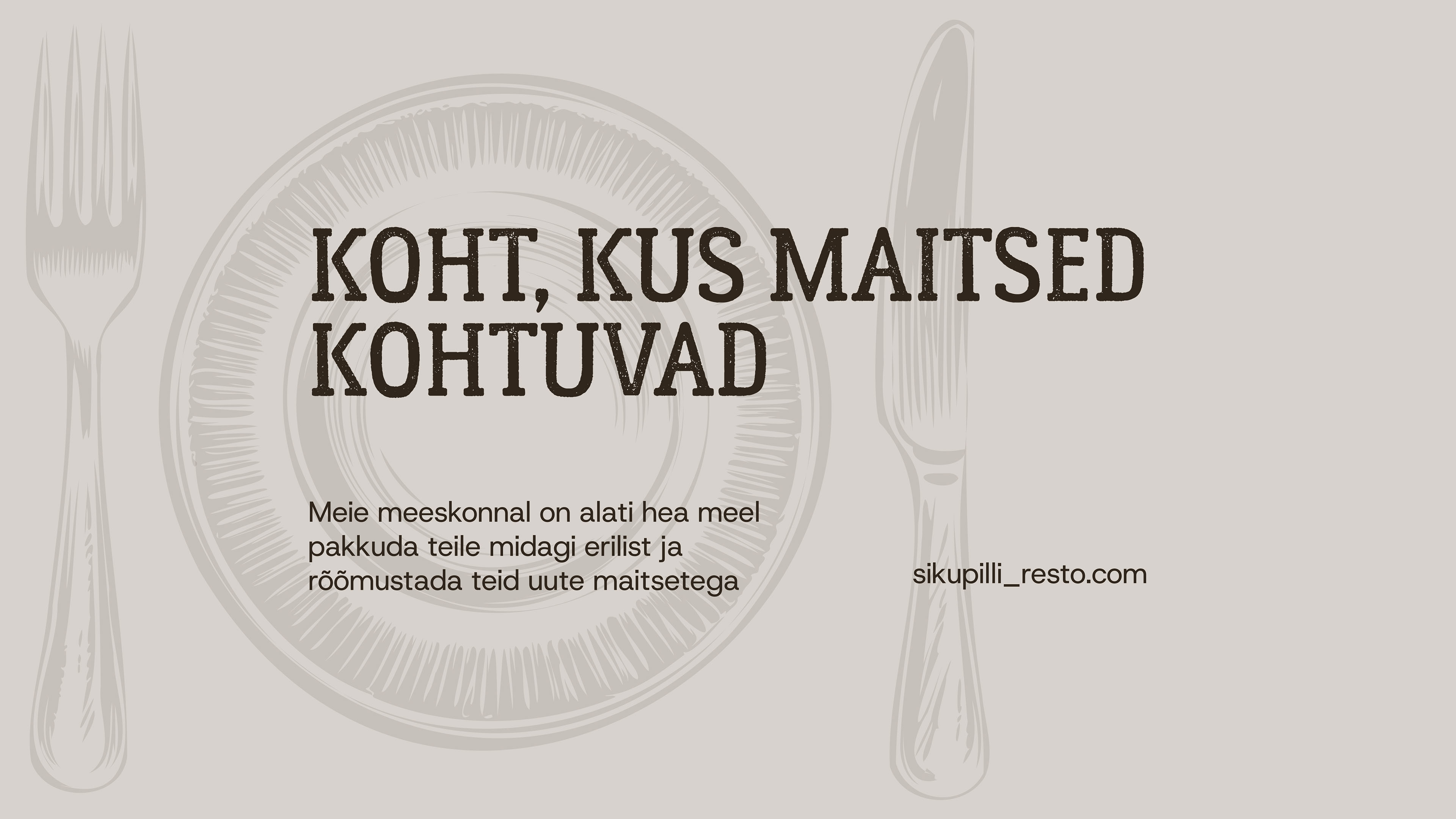 Sikupilli Resto — Изображение №12 — Брендинг, Графика на Dprofile