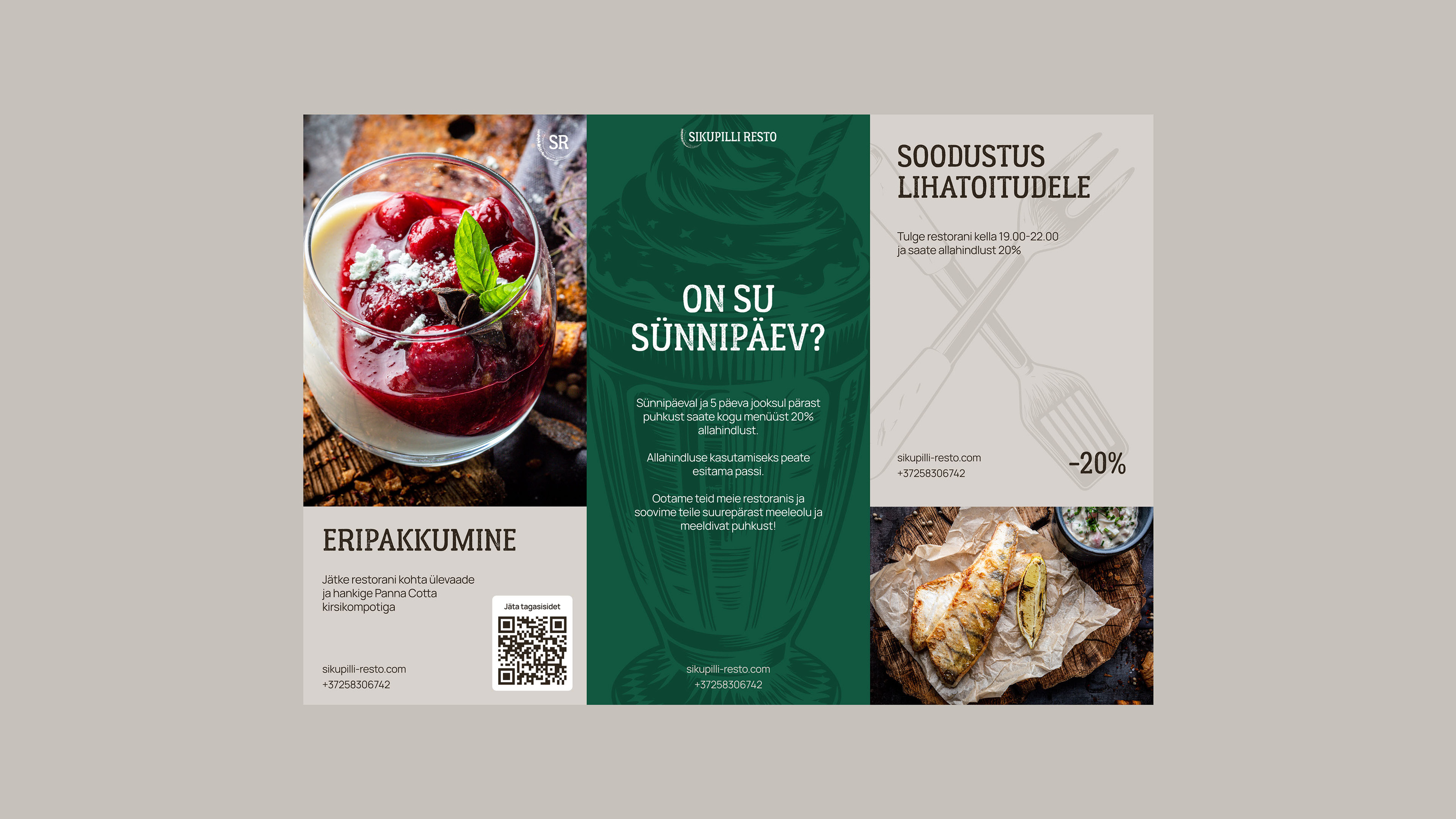 Sikupilli Resto — Изображение №3 — Брендинг, Графика на Dprofile