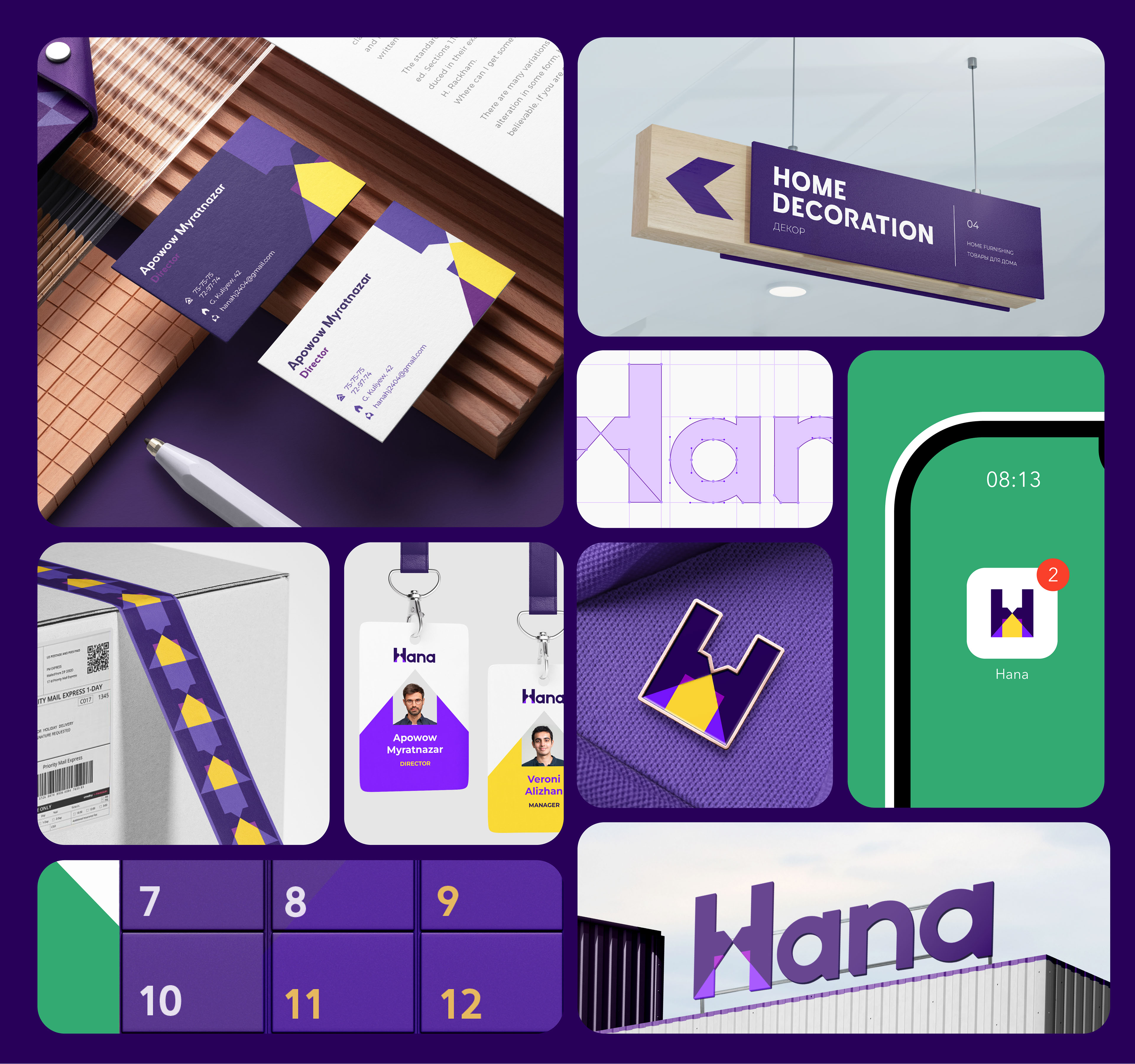Hana Homeware / Фирменный стиль — Изображение №2 — Брендинг на Dprofile