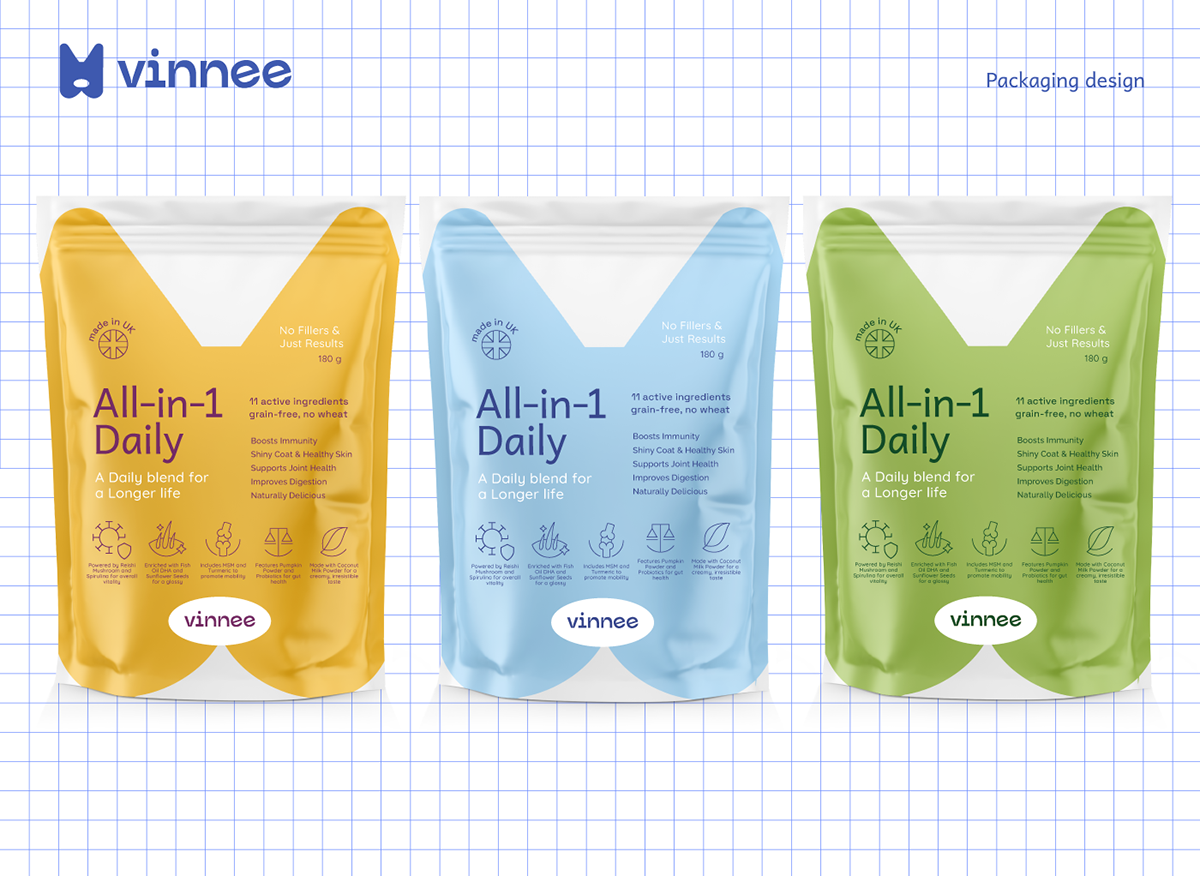 Vinnee All-in-1 Daily / Дизайн упаковки — Изображение №5 — Брендинг на Dprofile