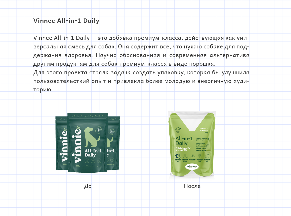 Vinnee All-in-1 Daily / Дизайн упаковки — Изображение №2 — Брендинг на Dprofile
