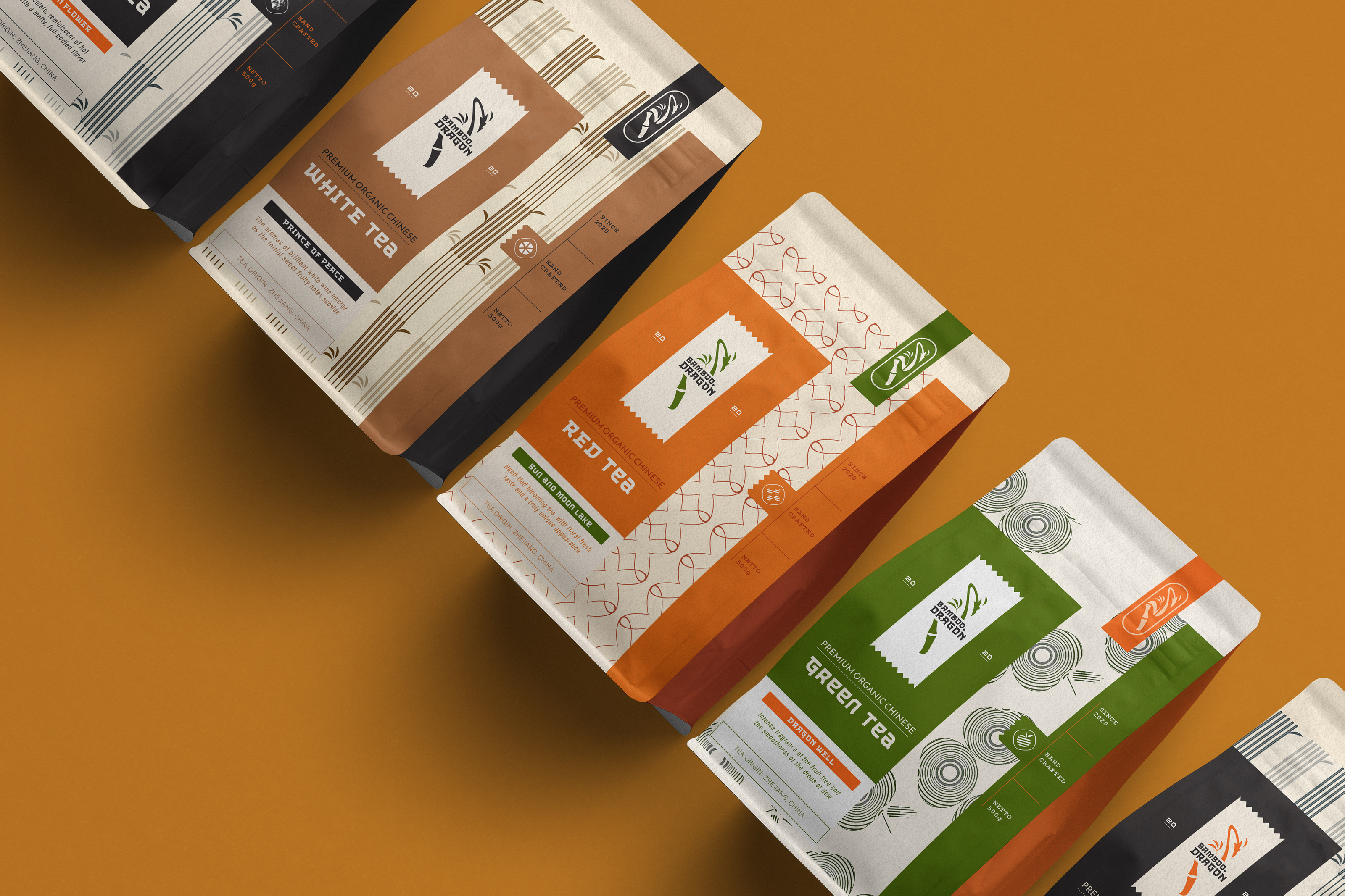 Bamboo Dragon | Tea packaging — Изображение №11 — Брендинг на Dprofile