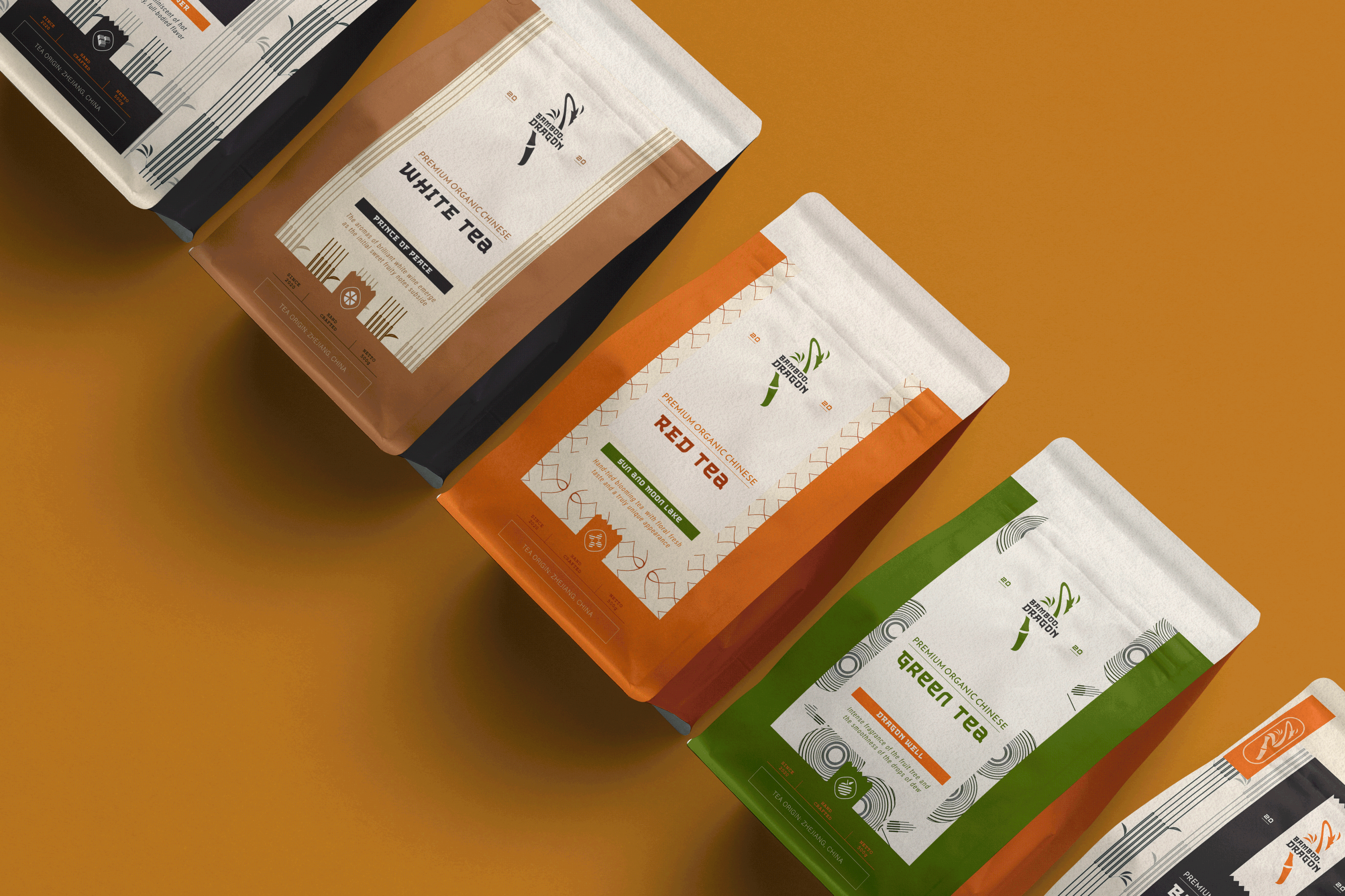 Bamboo Dragon | Tea packaging — Изображение №3 — Брендинг на Dprofile
