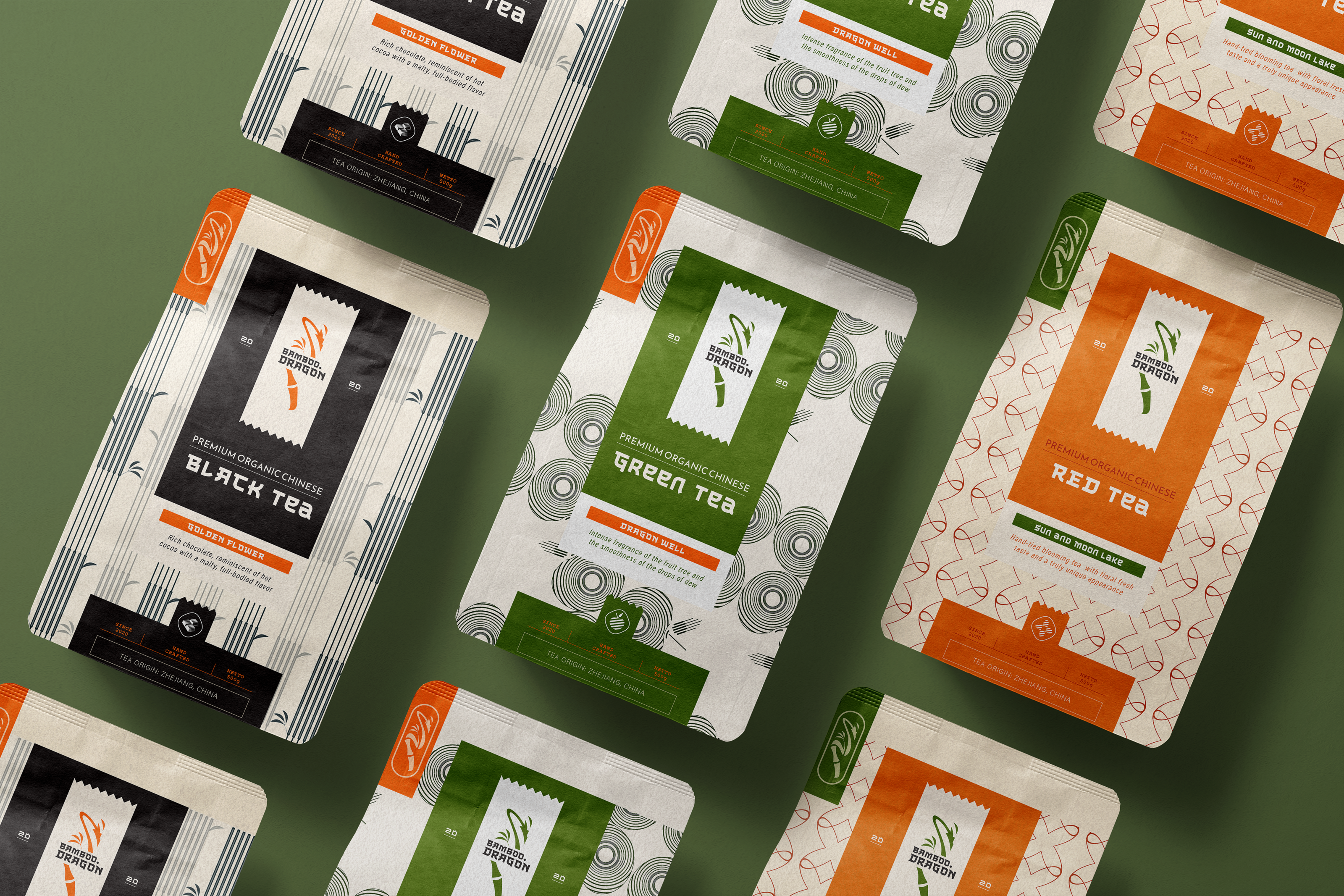 Bamboo Dragon | Tea packaging — Изображение №6 — Брендинг на Dprofile