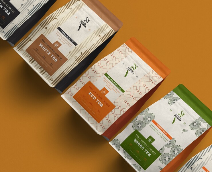 Bamboo Dragon | Tea packaging — Брендинг на Dprofile