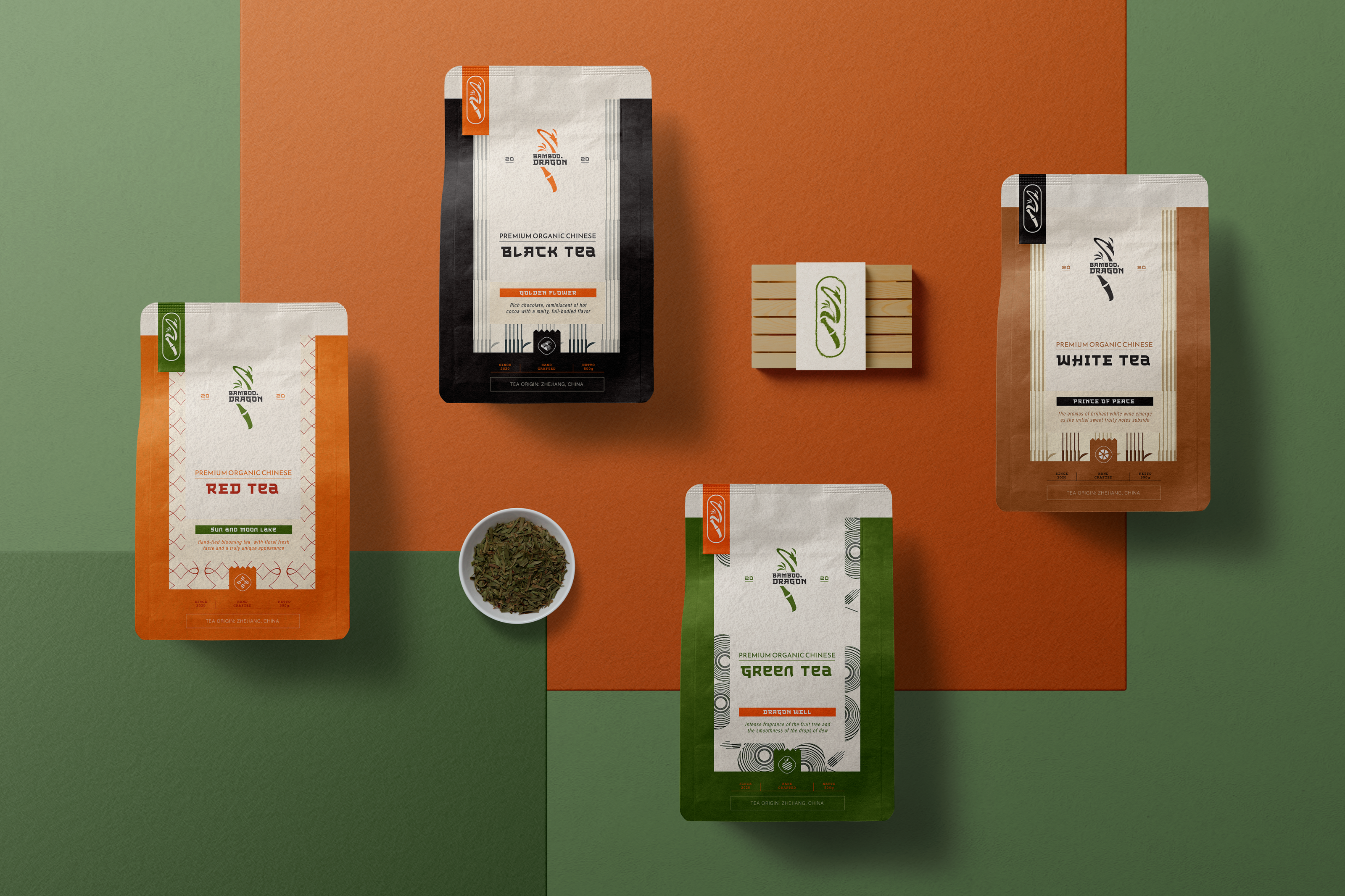 Bamboo Dragon | Tea packaging — Изображение №4 — Брендинг на Dprofile