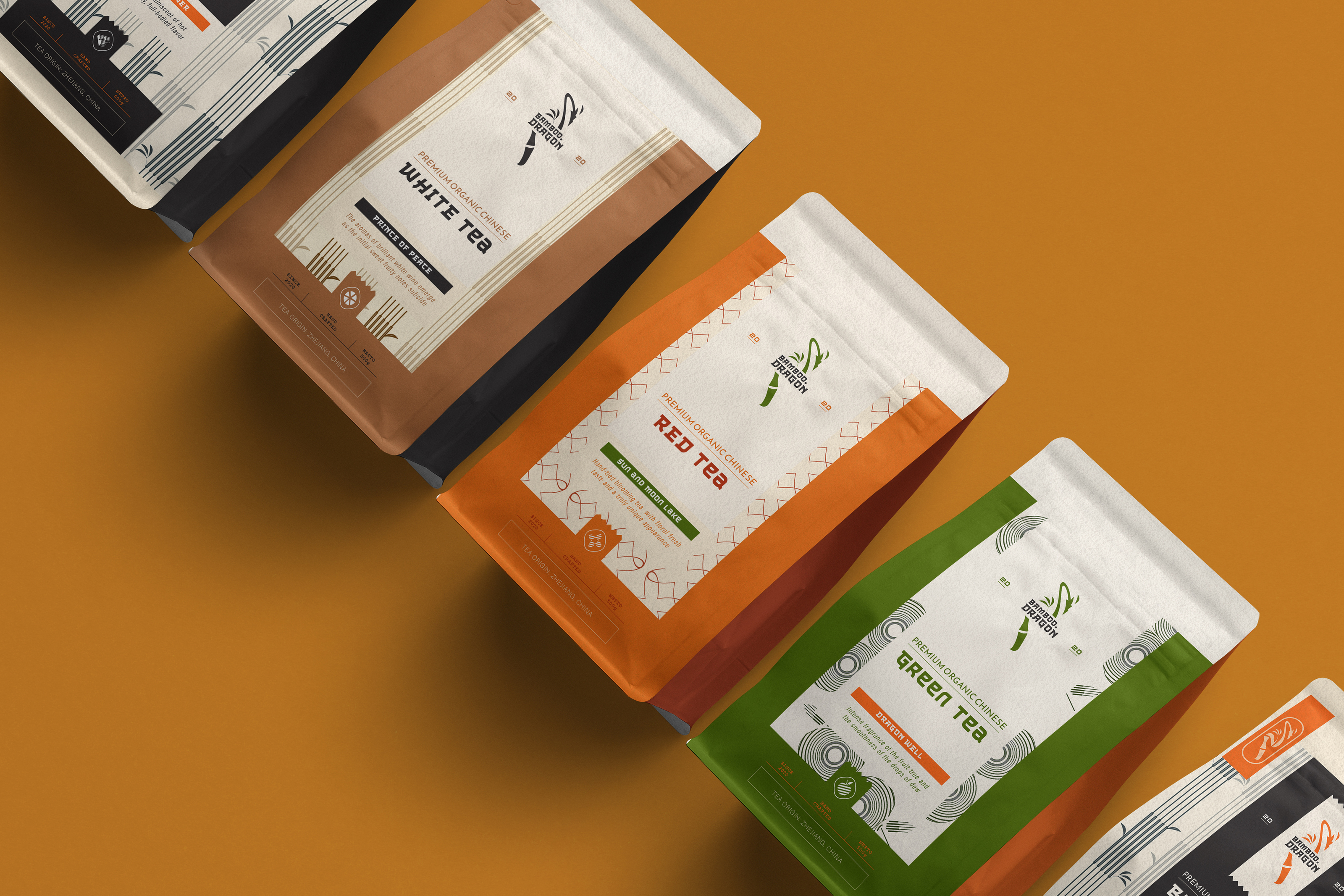 Bamboo Dragon | Tea packaging — Изображение №8 — Брендинг на Dprofile