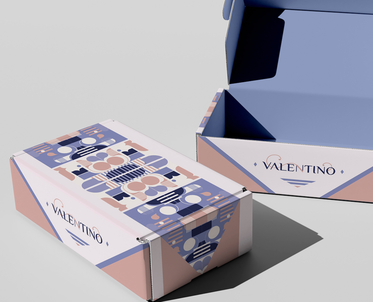 Valentino Packaging — Брендинг на Dprofile