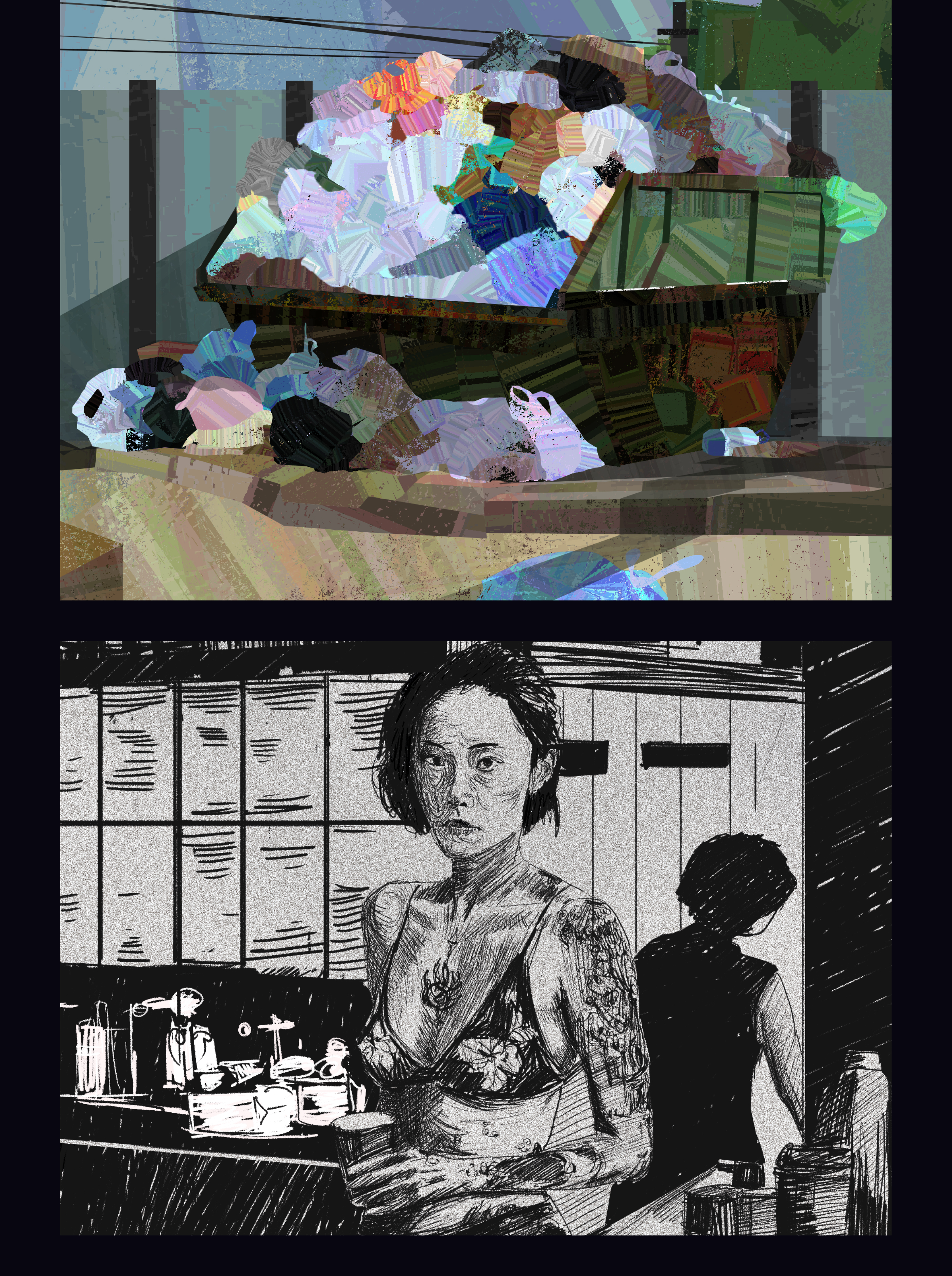 Experimental drawings — Изображение №2 — Иллюстрация на Dprofile