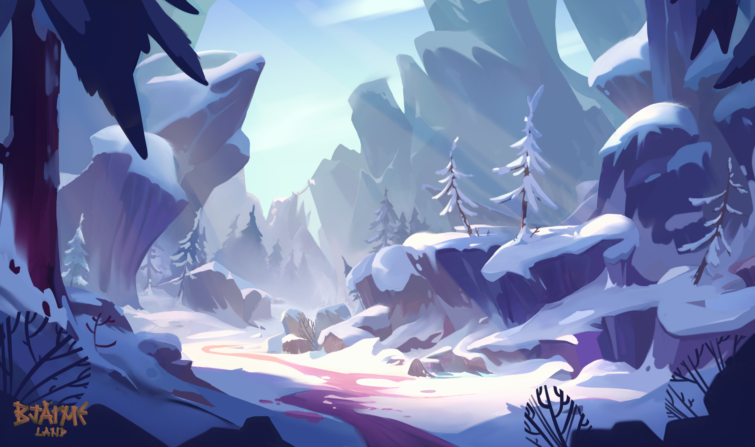 Фон для игры (Midjourney в пайплайне) — Изображение №1 — Иллюстрация, Графика на Dprofile