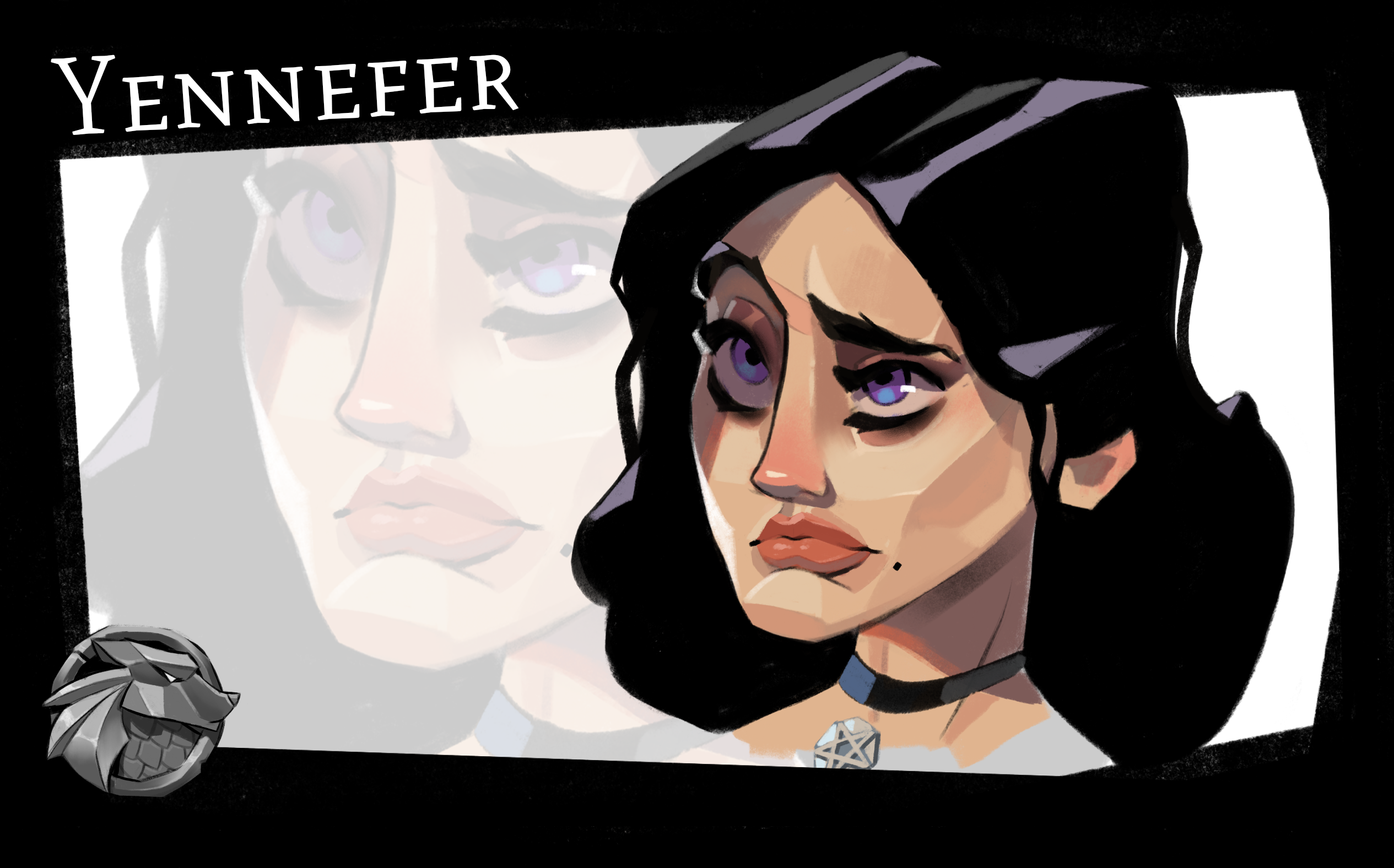 Stylized Heads (the Witcher edition) — Изображение №3 — Иллюстрация на Dprofile