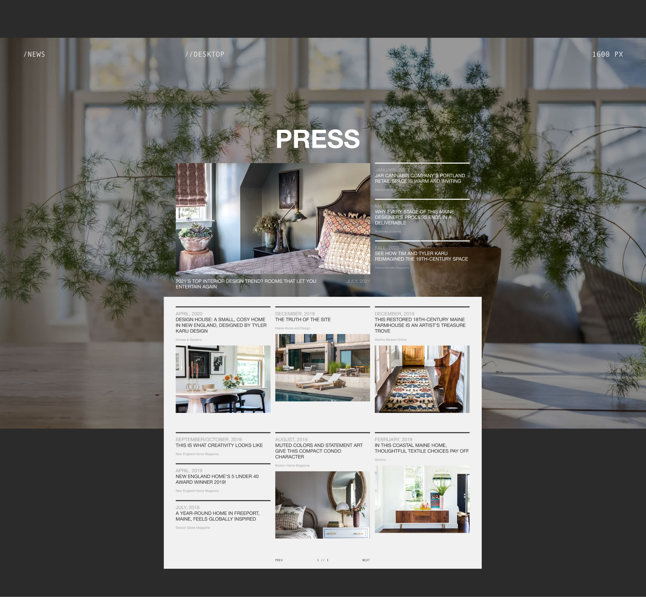 TYLER KARU – Design&Interior // Corporate Redesign — Изображение №8 — Интерфейсы на Dprofile