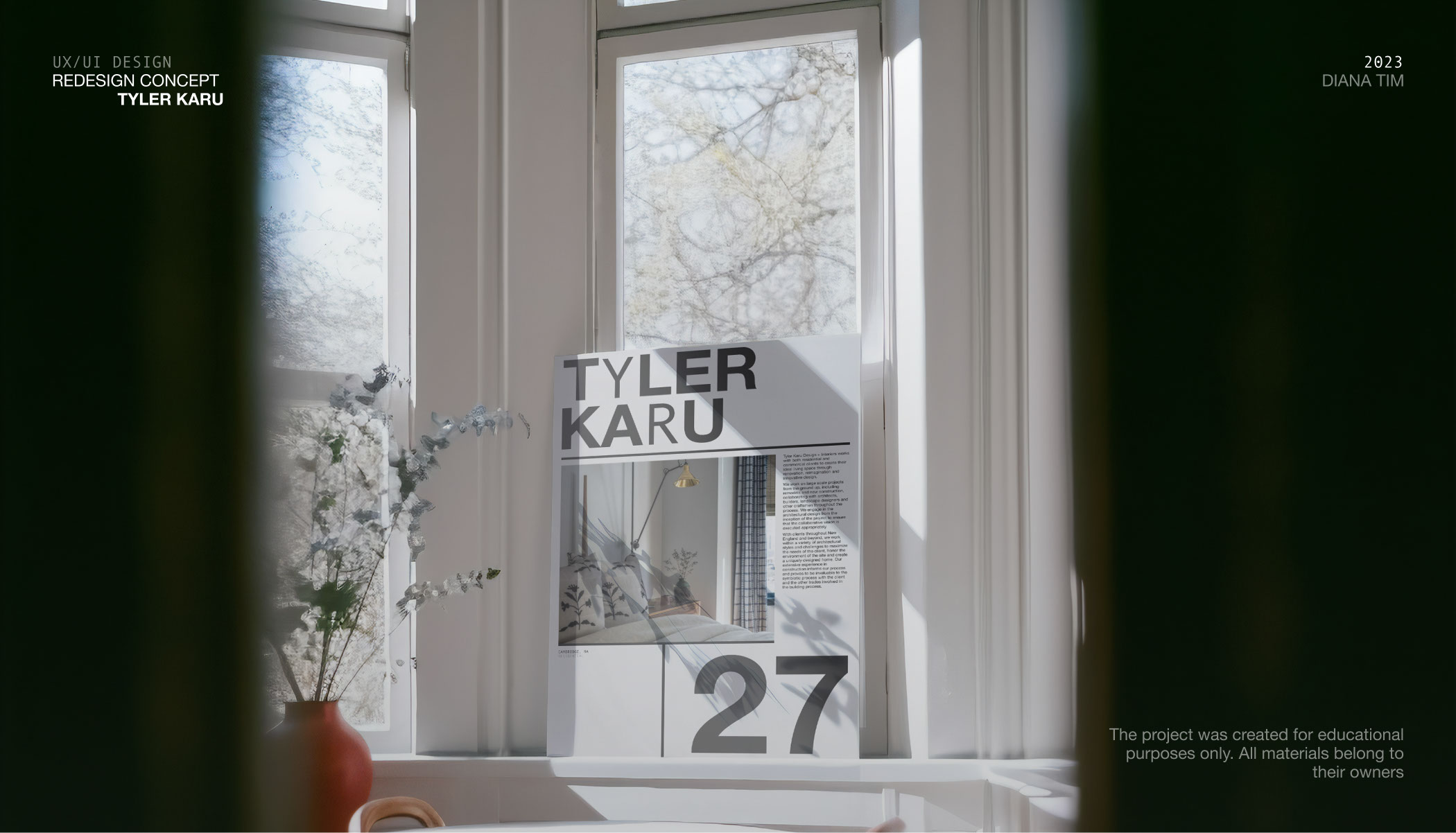 TYLER KARU – Design&Interior // Corporate Redesign — Изображение №1 — Интерфейсы на Dprofile