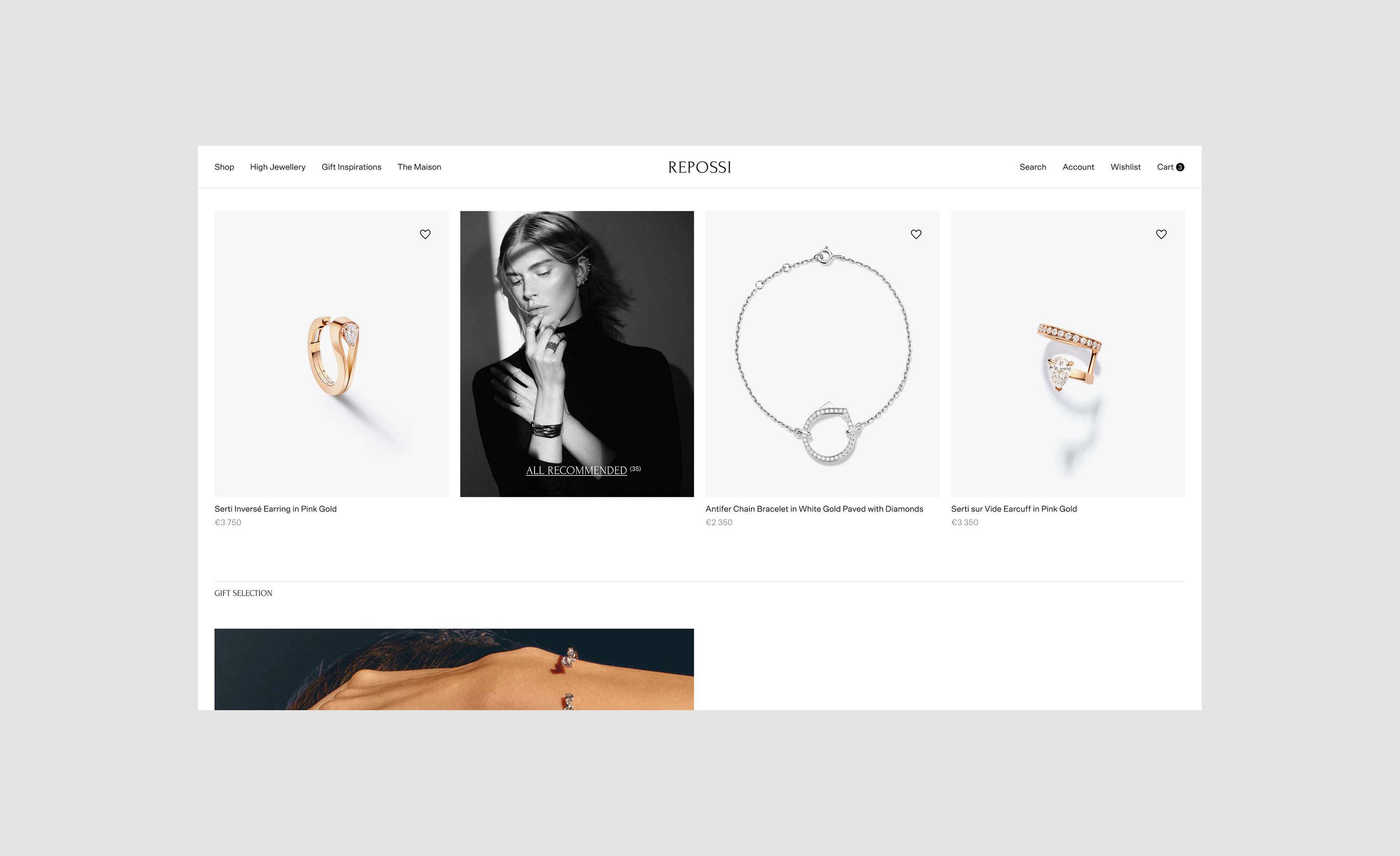 Repossi - Avant-garde Jewellery (e-commerce) — Изображение №15 — Интерфейсы на Dprofile