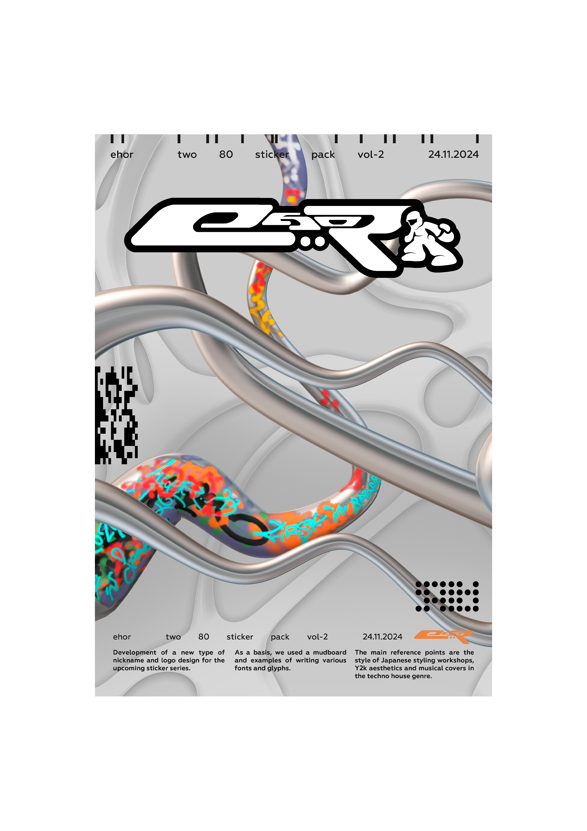 ehor two 80 sticker pack vol-2 2024 — Изображение №2 — Брендинг, Графика на Dprofile