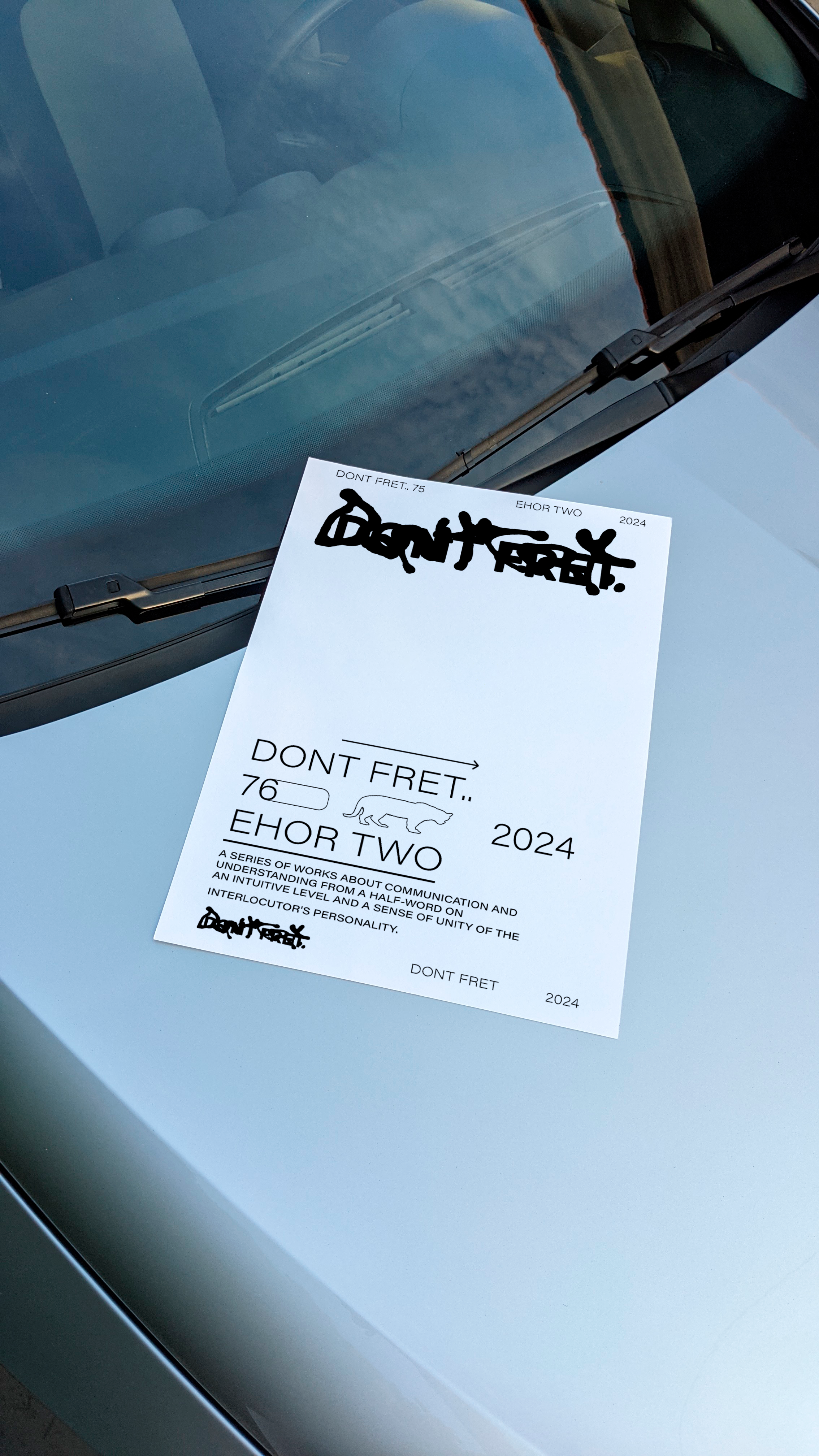 DONT FRET POSTER TYPES 2024 — Изображение №4 — Графика на Dprofile