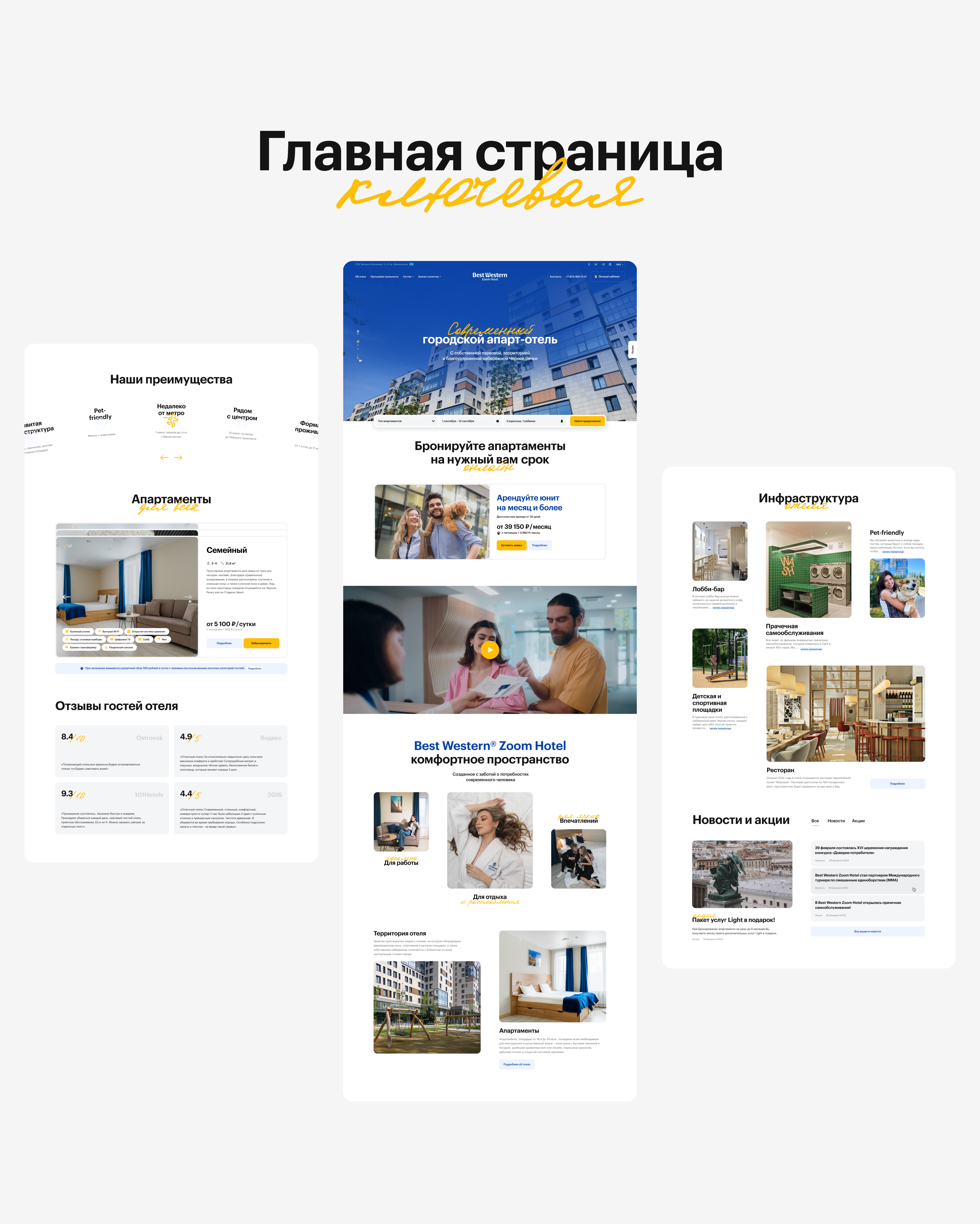Best Western Zoom Hotel | Corp — Изображение №2 — Интерфейсы на Dprofile