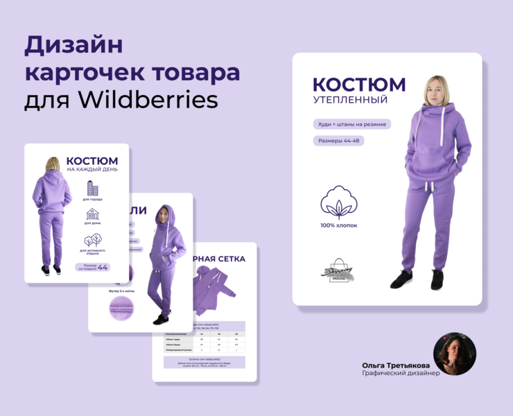 Дизайн карточек товара для Wildberries — Графика, Маркетинг на Dprofile