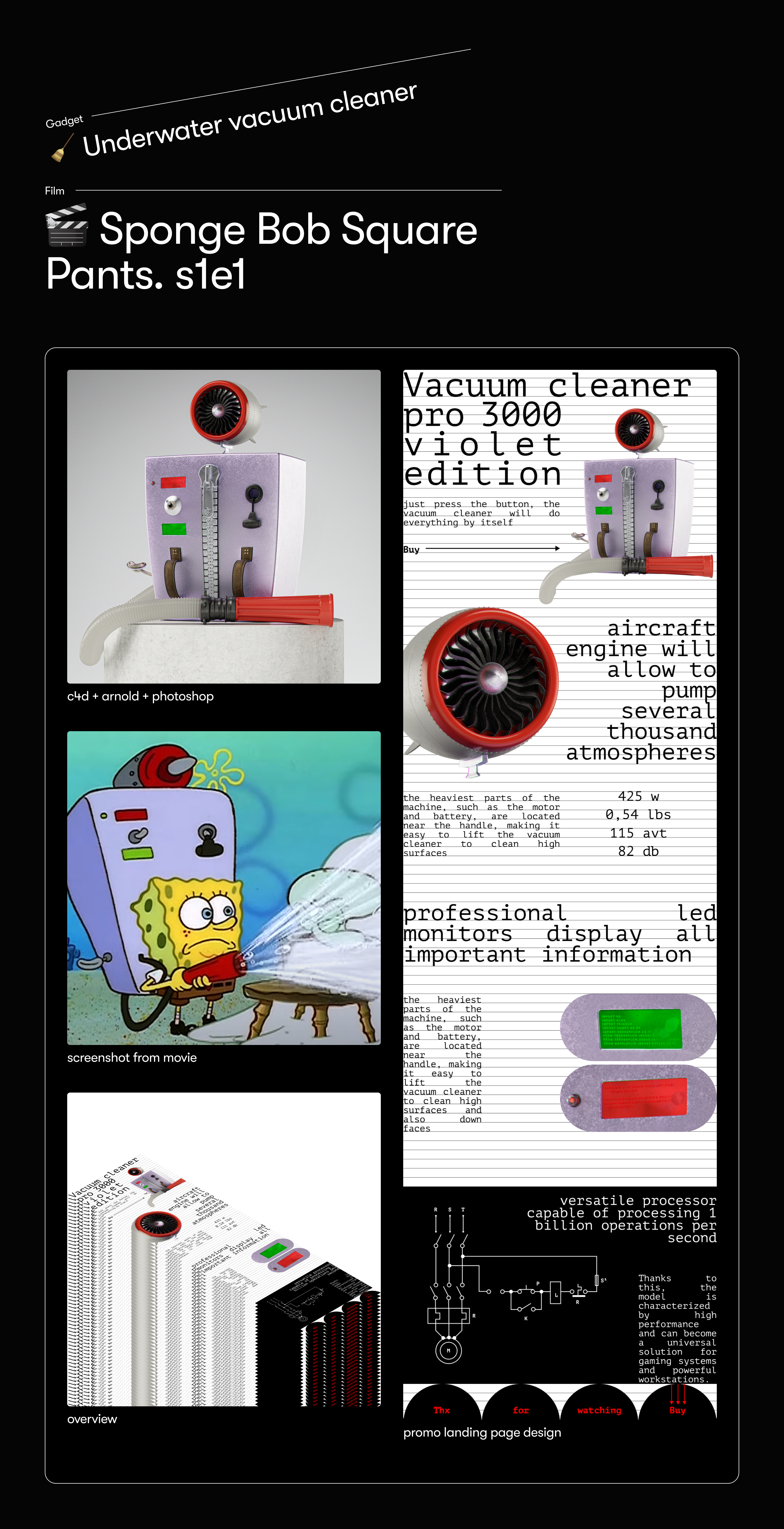 3D Gadgets from famous movies. Set #1 — Изображение №4 — Брендинг, 3D на Dprofile