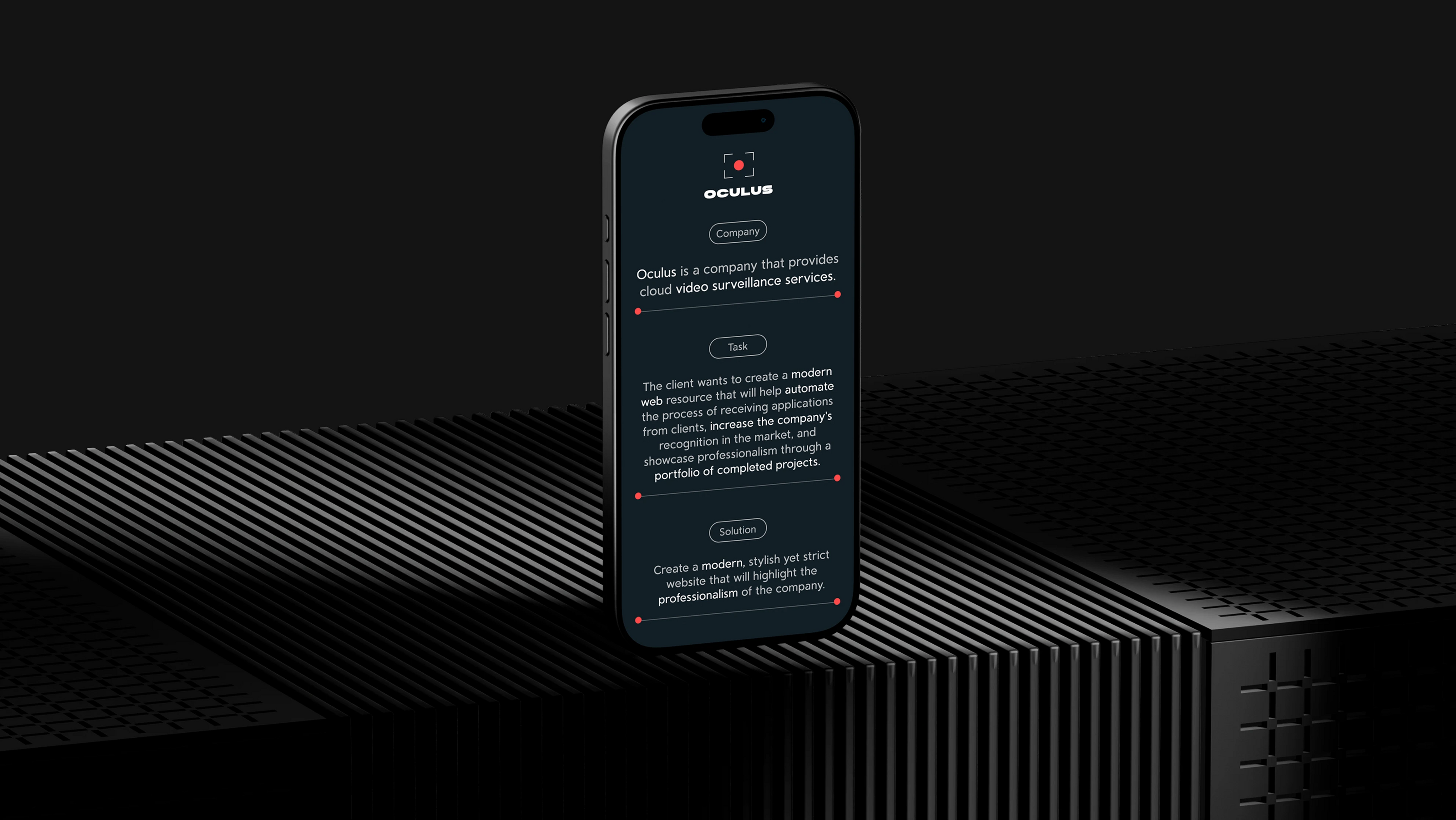 OCULUS/CORPORATE SITE — Изображение №2 — Интерфейсы на Dprofile