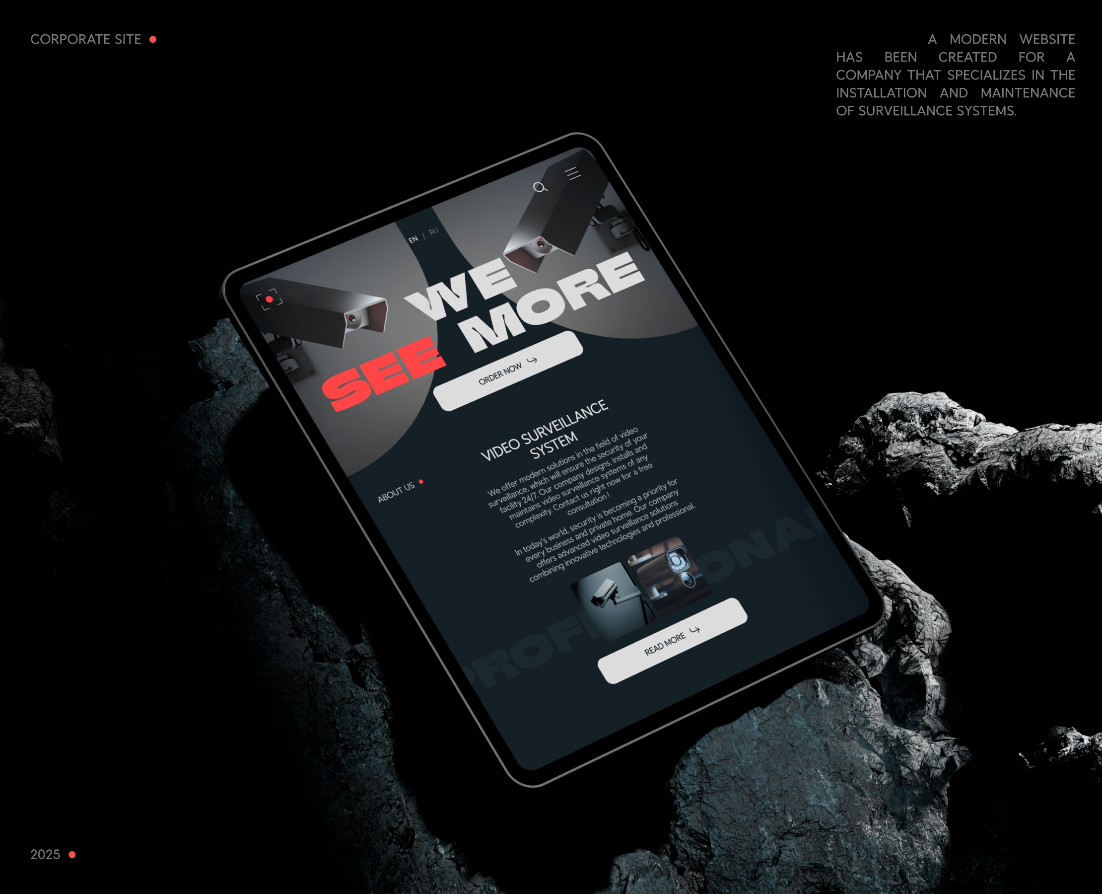 OCULUS/CORPORATE SITE — Интерфейсы на Dprofile