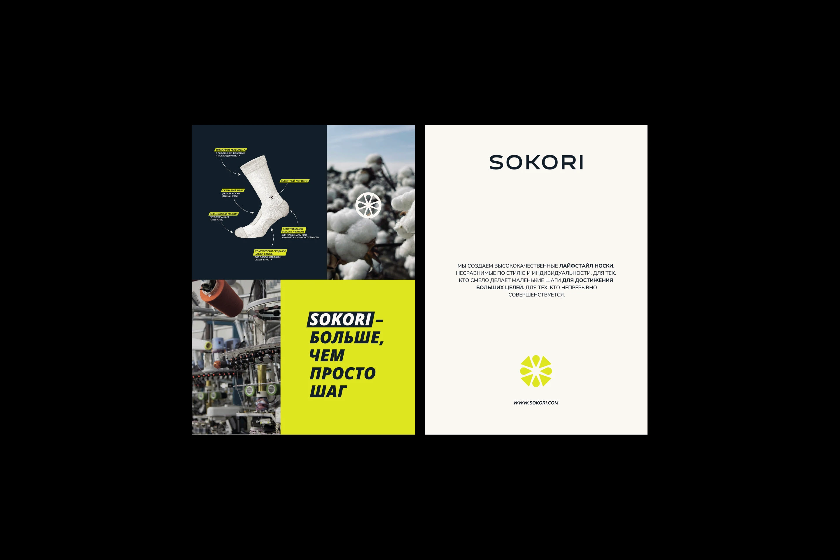 SOKORI  - айдентика для бренда носков — Изображение №10 — Брендинг на Dprofile