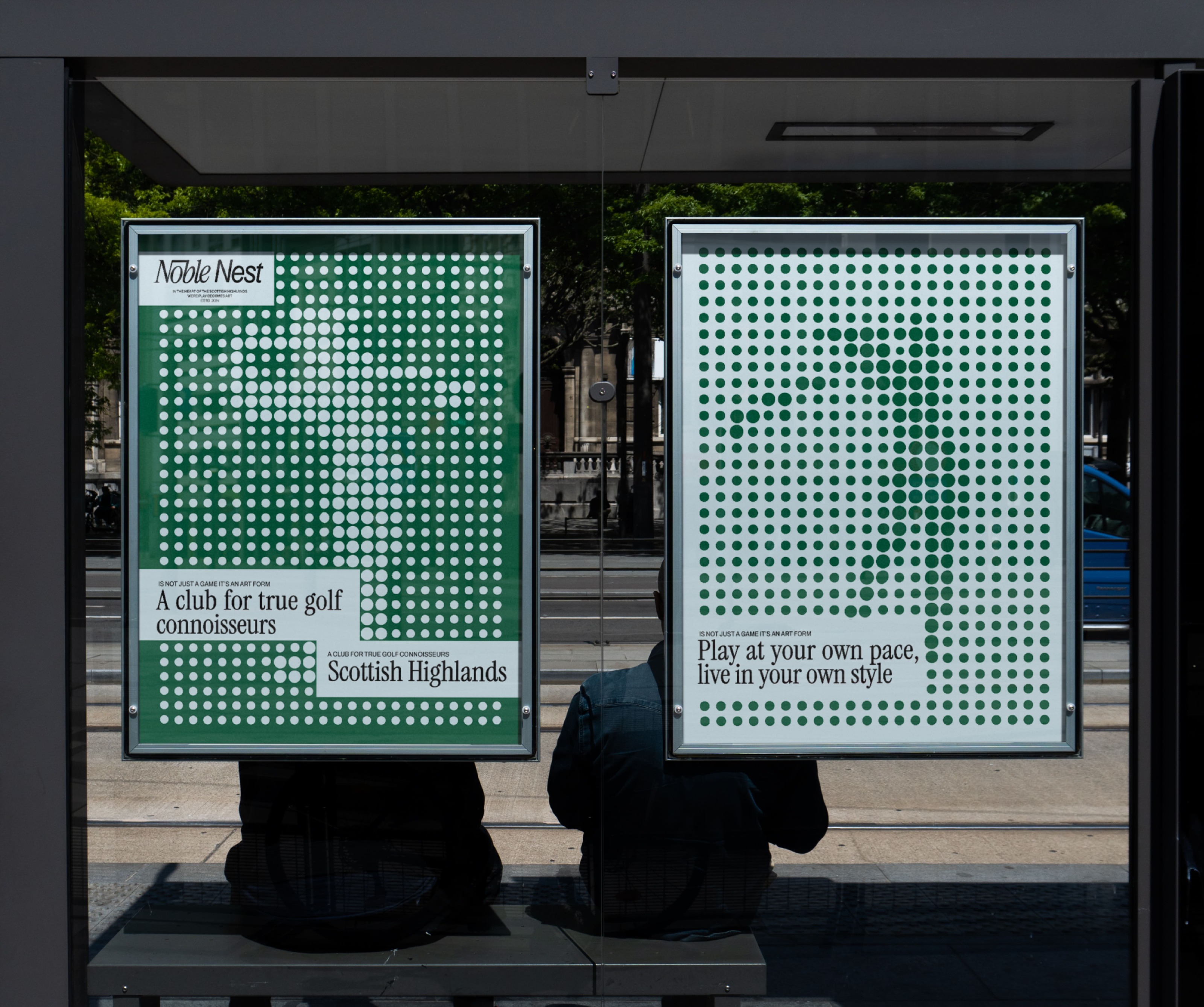 NOBLE NEST - айдентика для гольф клуба — Изображение №12 — Брендинг, Графика на Dprofile