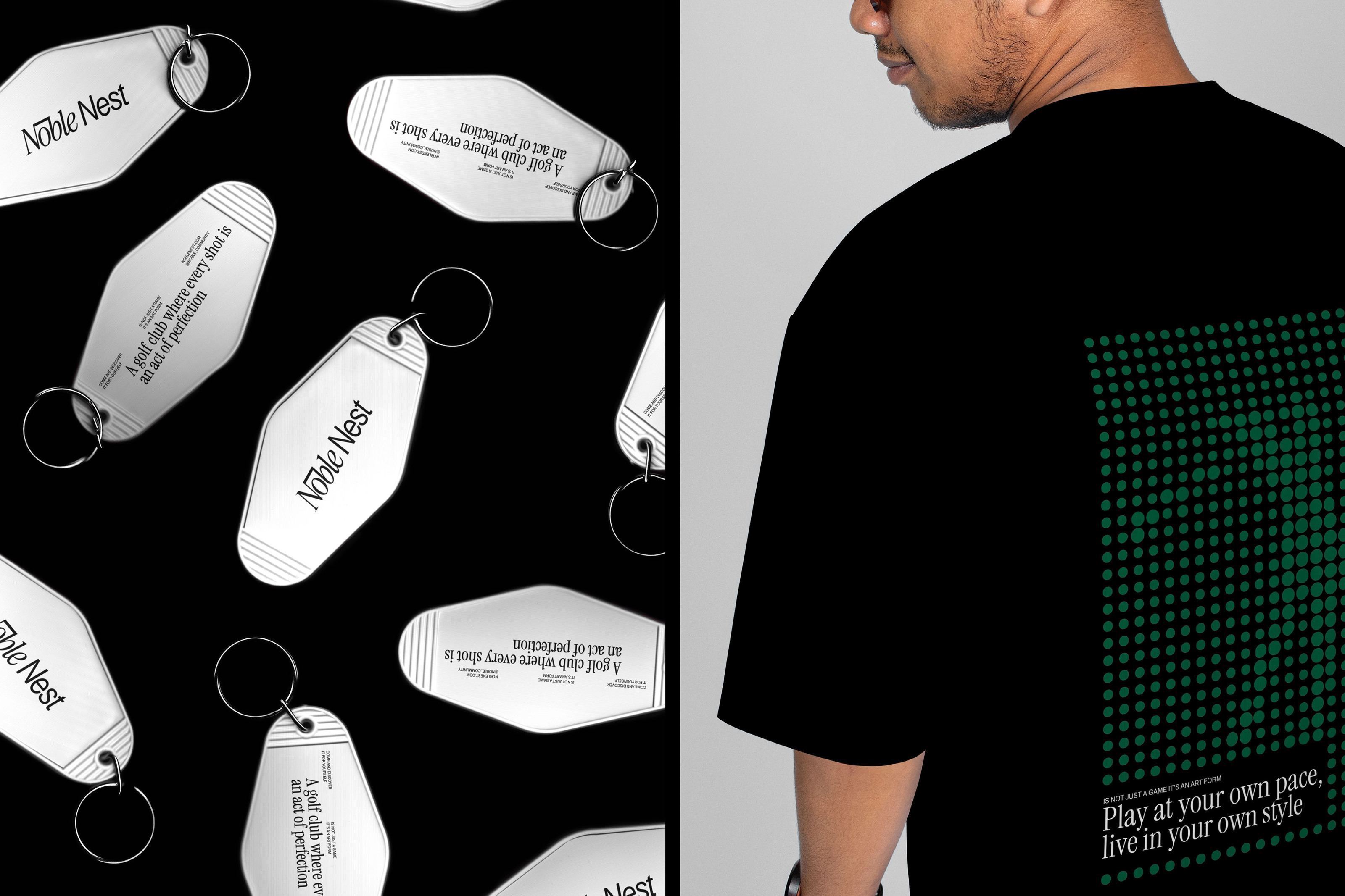 NOBLE NEST - айдентика для гольф клуба — Изображение №10 — Брендинг, Графика на Dprofile