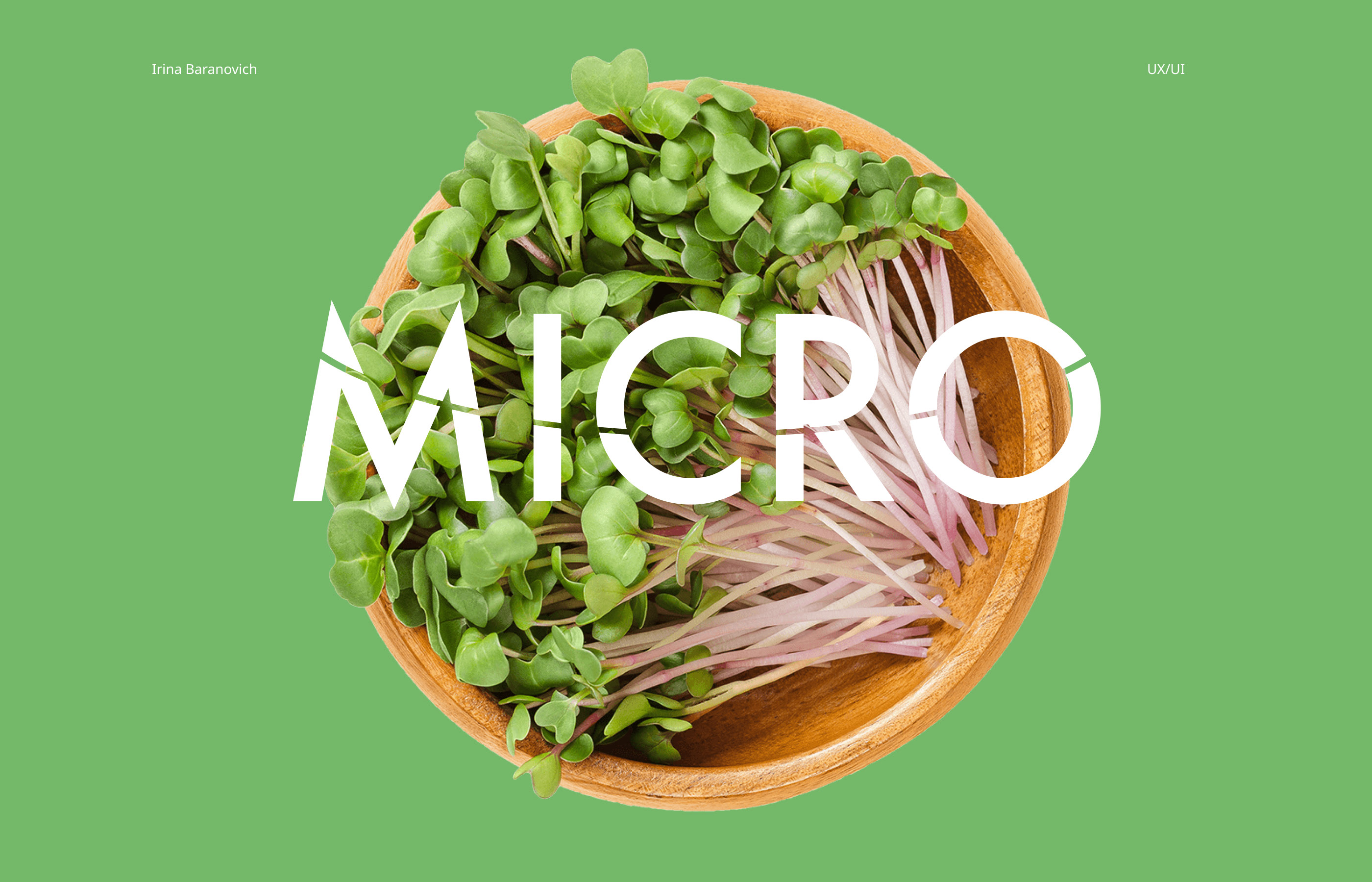 Microgreen Микрозелень - Landing Page Concept — Изображение №1 — Интерфейсы, Маркетинг на Dprofile