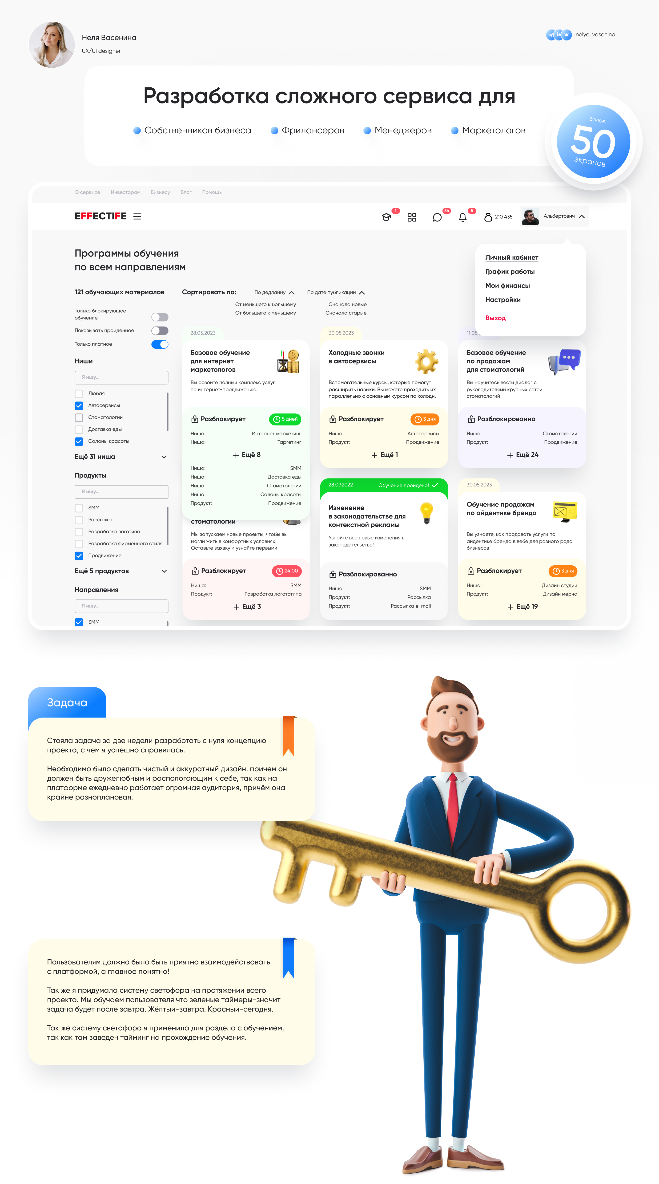 Effectife. The financial platform for managers. Ux/Ui — Изображение №1 — Интерфейсы на Dprofile
