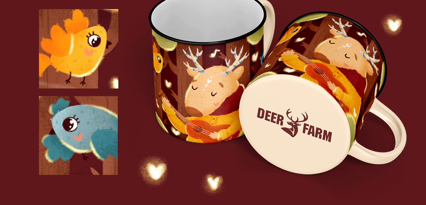 Deer Farm — Изображение №4 — Брендинг, Иллюстрация на Dprofile