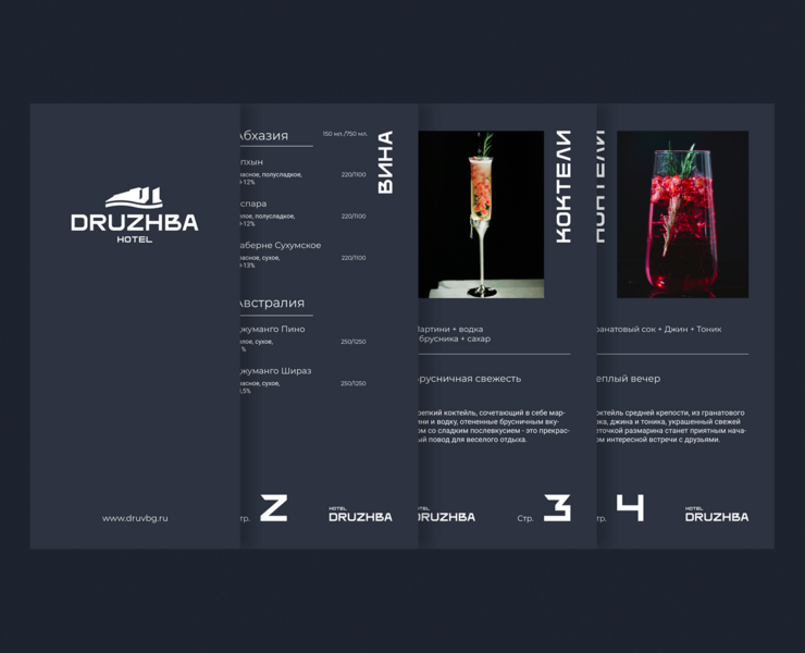 Отель "Дружба"/Hotel "Druzhba". Фирменный стиль. 2022. — Брендинг на Dprofile