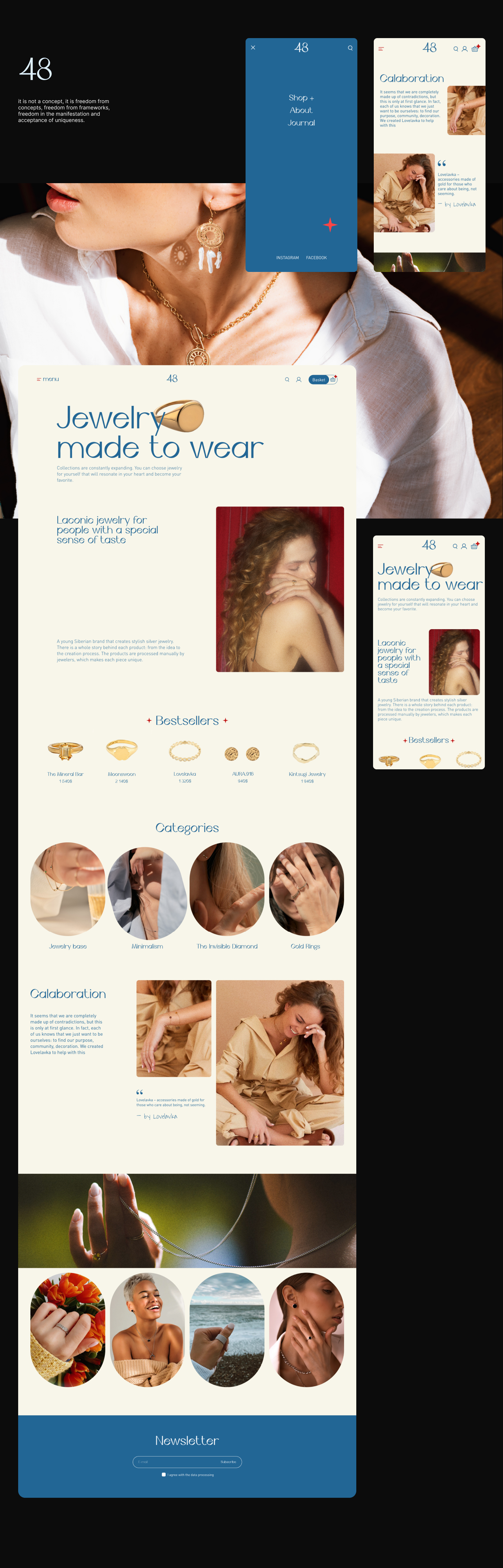 48 Jewerly e-commerce — Изображение №3 — Интерфейсы на Dprofile