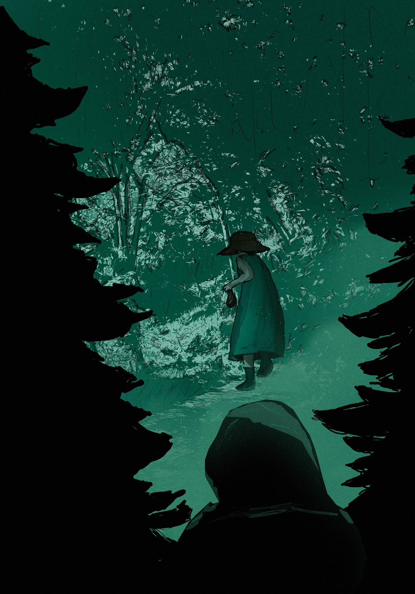 Иллюстрация/Cover for the story "Sisters" — Изображение №6 — Иллюстрация на Dprofile