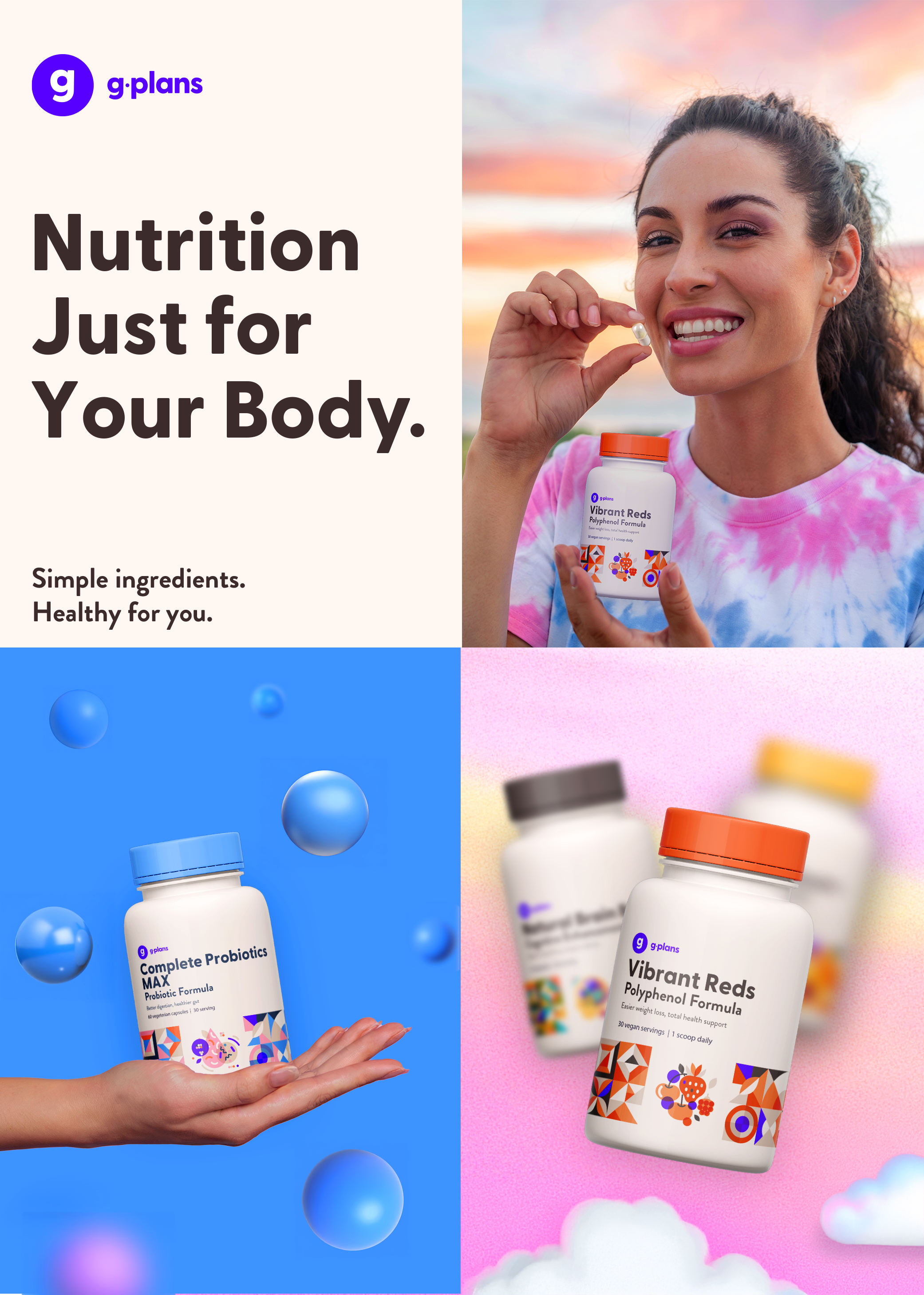 Иллюстрации для линейки БАД бренда G Plans — Изображение №14 — Брендинг, Иллюстрация на Dprofile