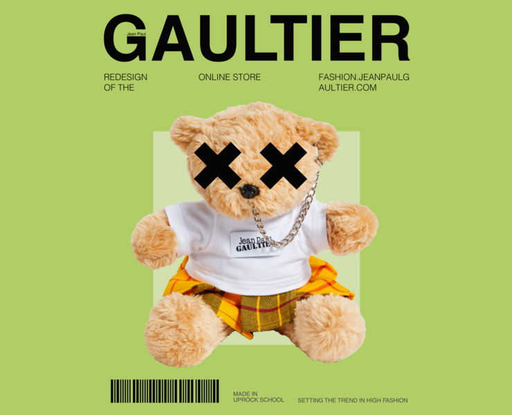Redesign of the Jean Paul Gaultier online store UI/UX — Интерфейсы, Графика на Dprofile