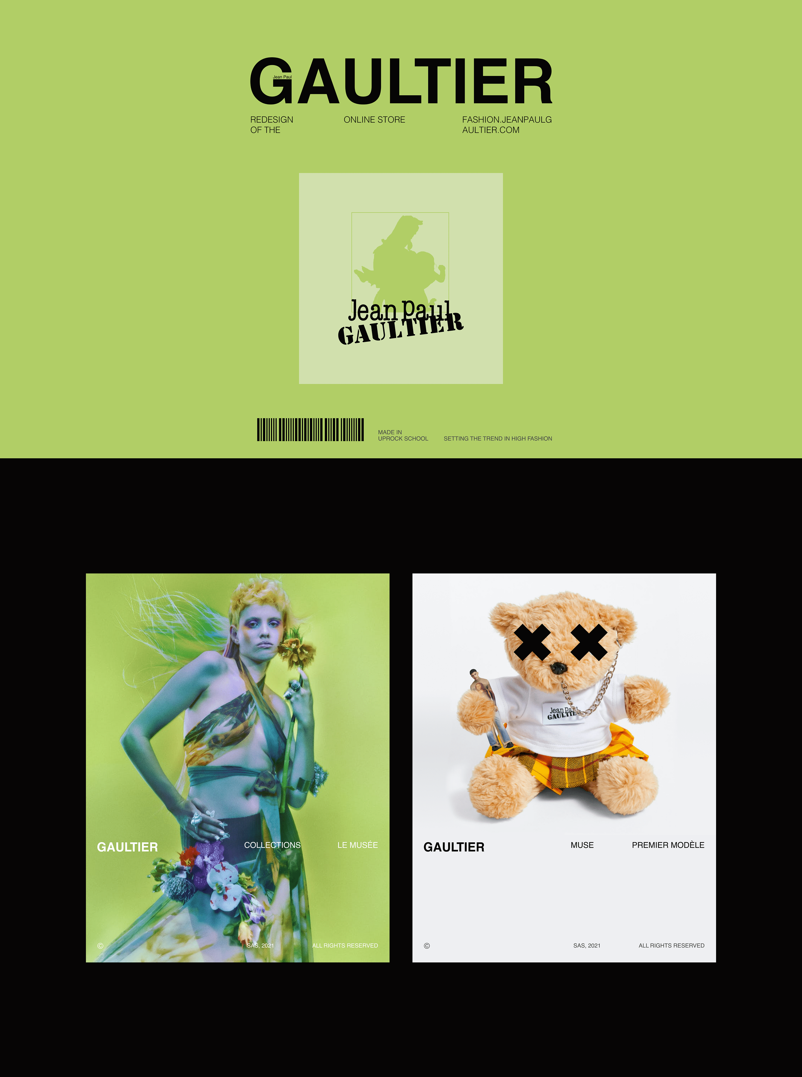Redesign of the Jean Paul Gaultier online store UI/UX — Изображение №1 — Интерфейсы, Графика на Dprofile