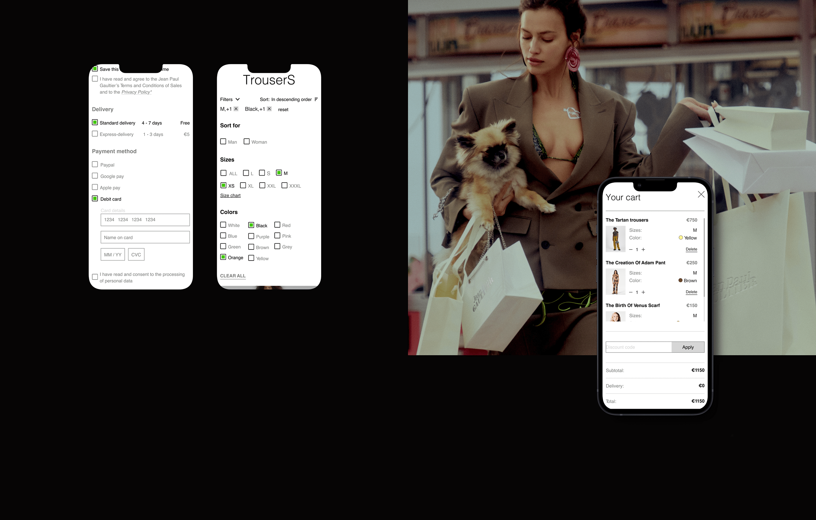 Redesign of the Jean Paul Gaultier online store UI/UX — Изображение №5 — Интерфейсы, Графика на Dprofile