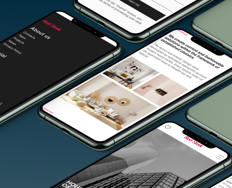 Red Stork — Интерфейсы на Dprofile