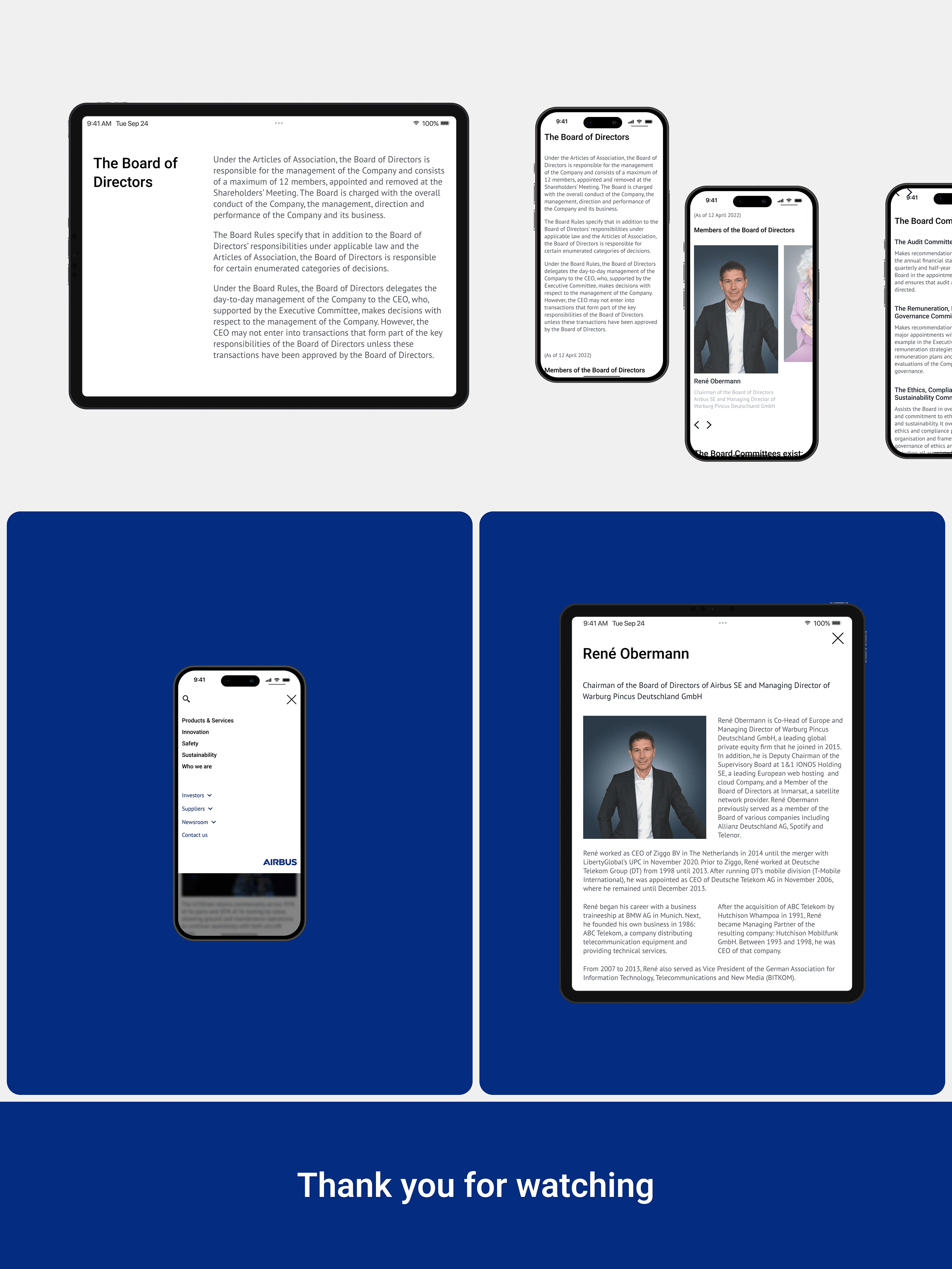 Redesign of the Airbus corporate website — Изображение №7 — Интерфейсы, Анимация на Dprofile