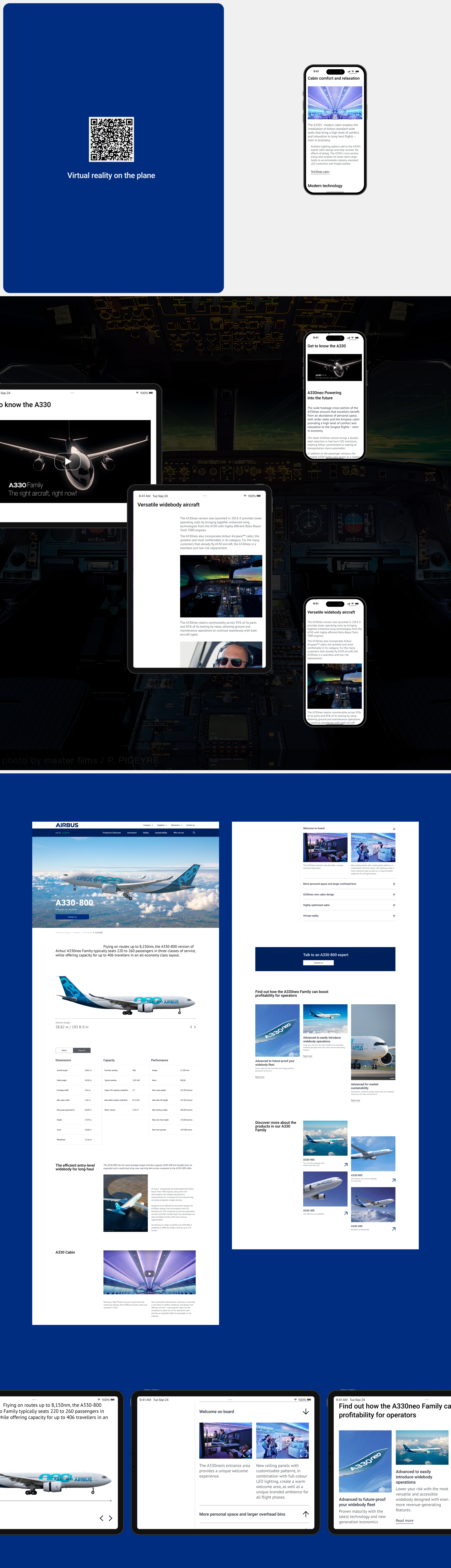 Redesign of the Airbus corporate website — Изображение №5 — Интерфейсы, Анимация на Dprofile
