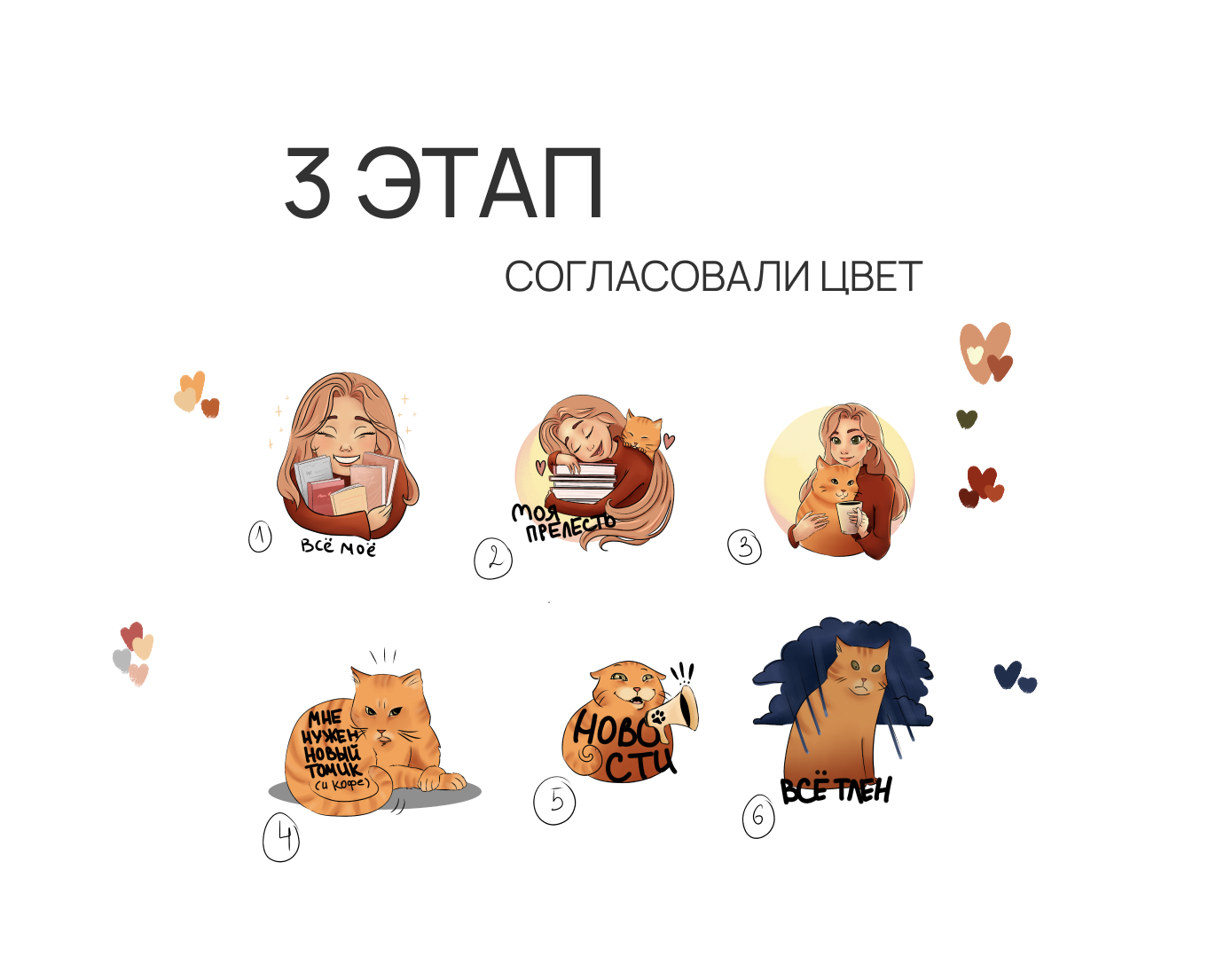 Стикеры для telegram канала — Изображение №5 — Иллюстрация на Dprofile