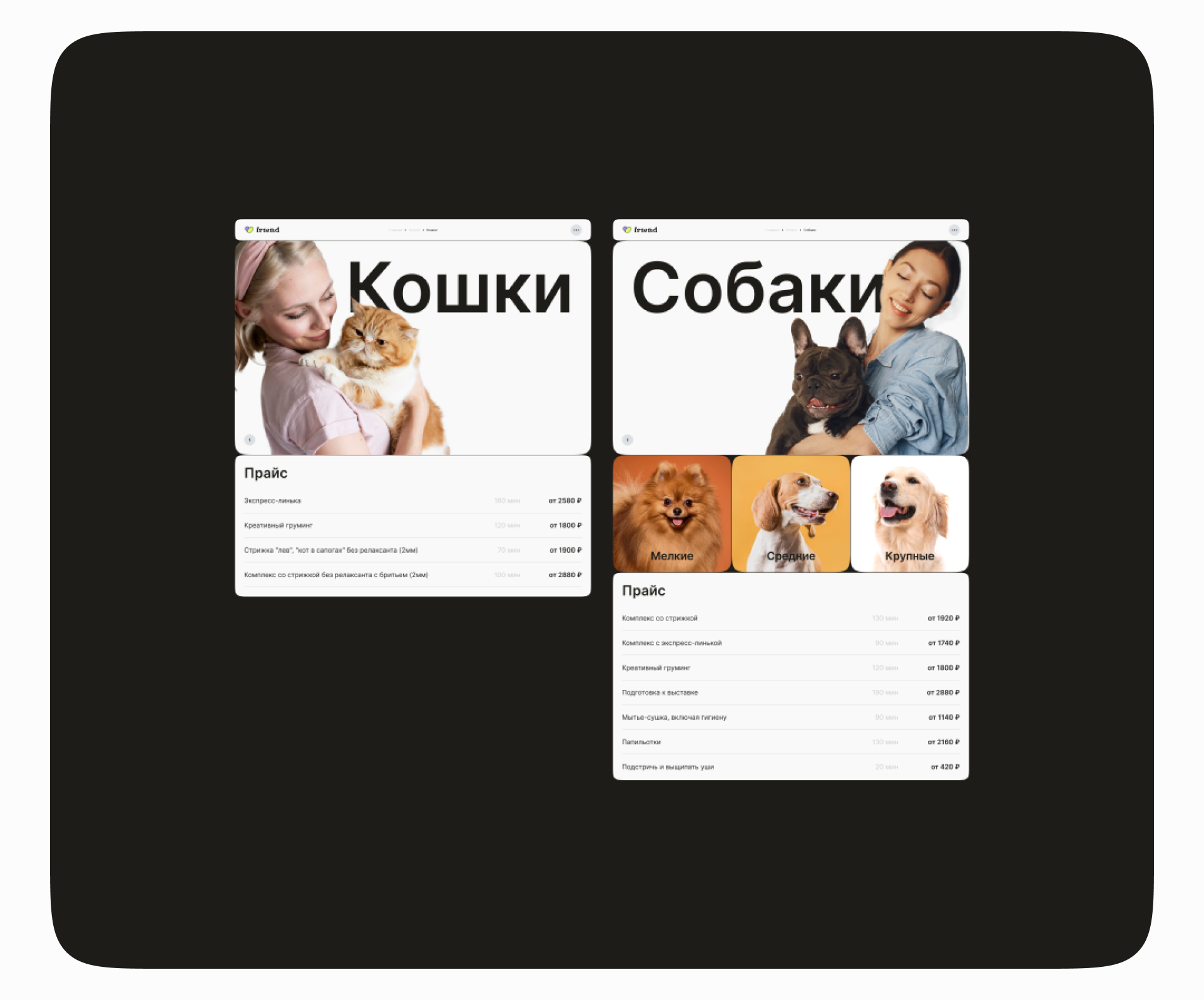 Website FRIEND — Изображение №14 — Интерфейсы, Брендинг на Dprofile