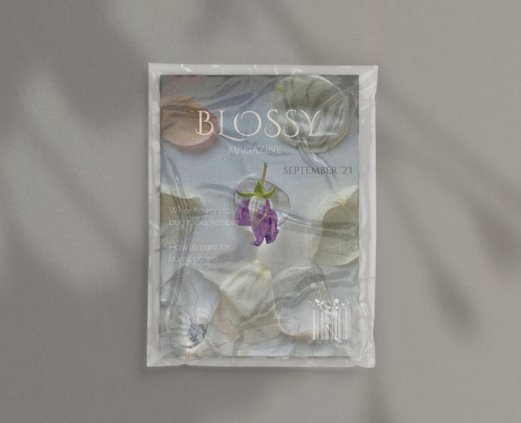 Айдентика цветочного магазина BLOSSY — Брендинг, Маркетинг на Dprofile