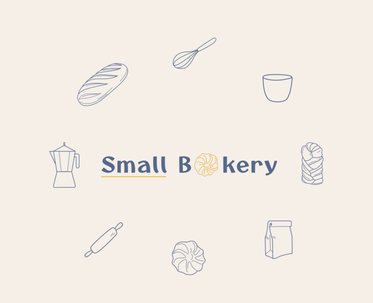 Логотип для пекарни Small Bakery — Брендинг, Иллюстрация на Dprofile