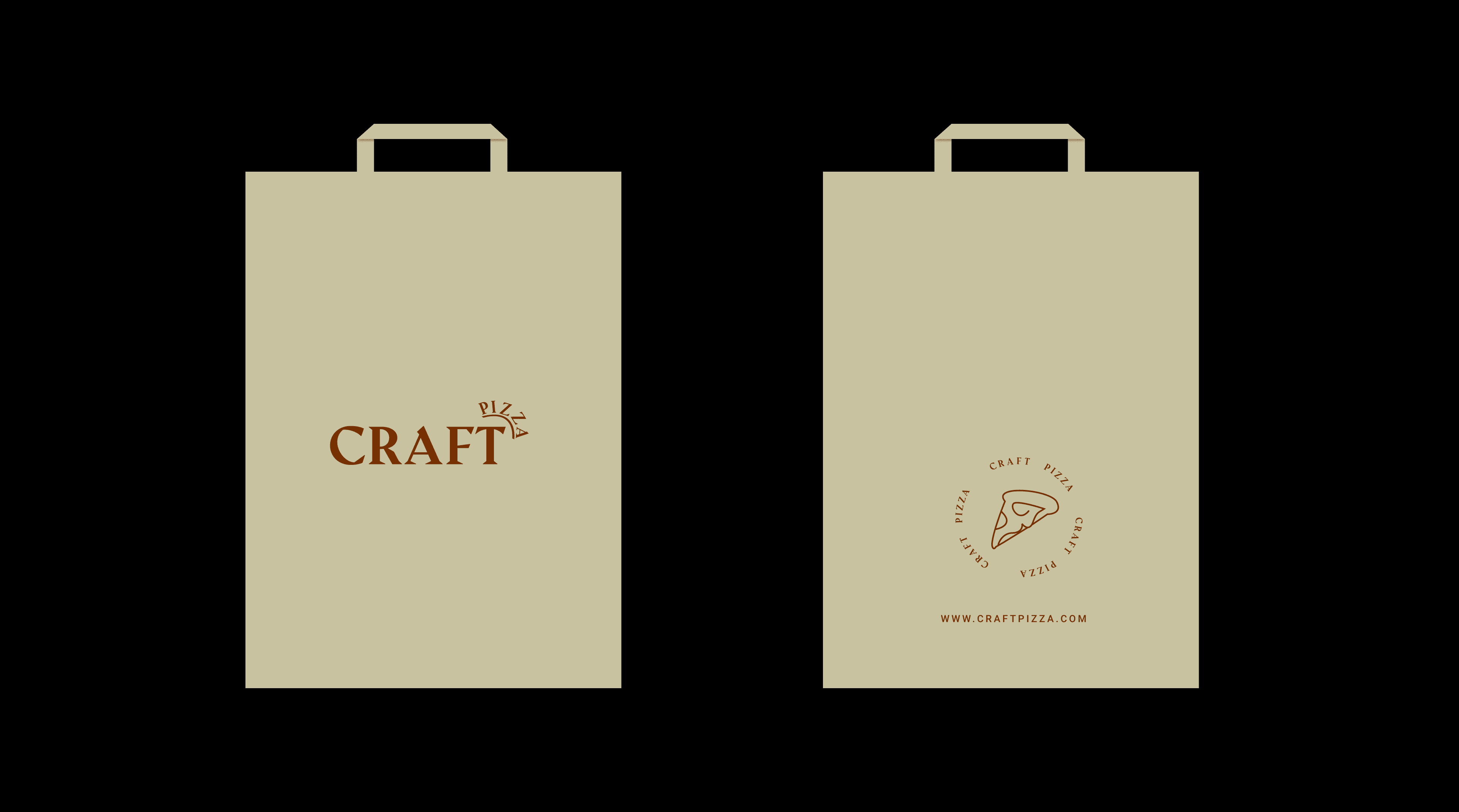 CRAFT PIZZA фирменный стиль — Изображение №10 — Брендинг, Графика на Dprofile