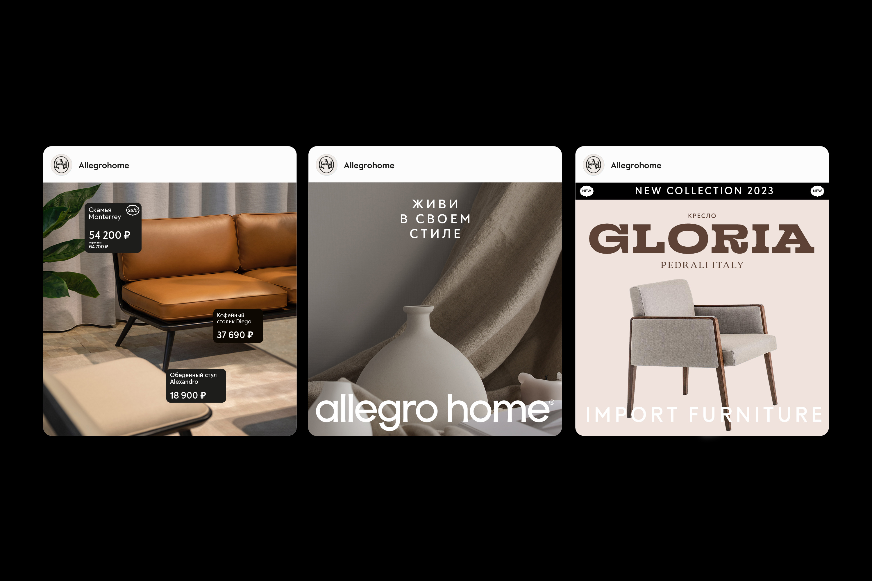 Allegro Home — Изображение №9 — Брендинг, Графика на Dprofile