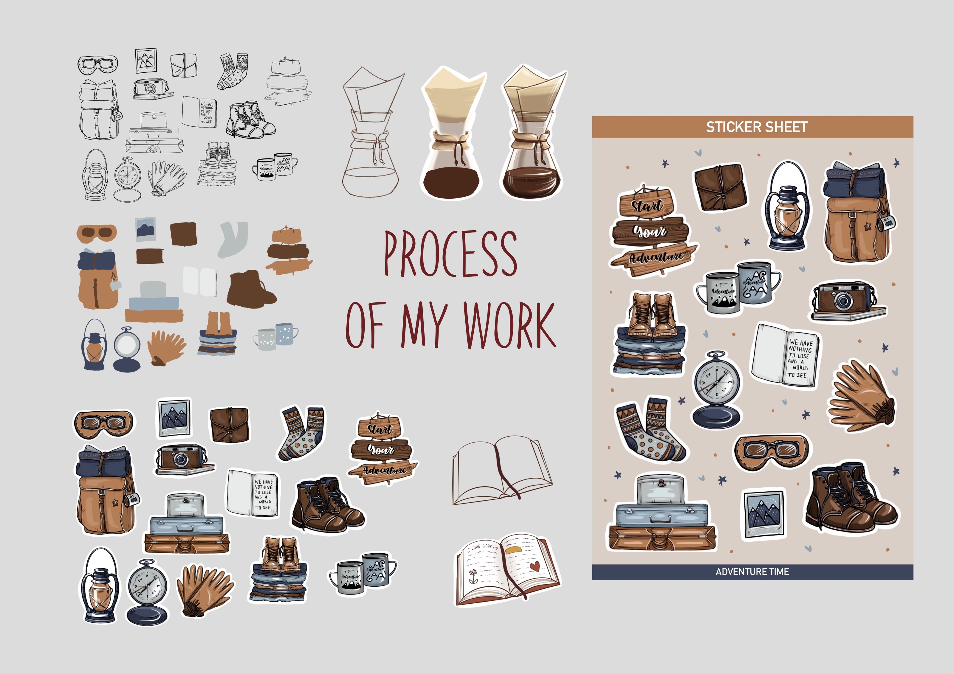 Funny sticker sheet — Изображение №6 — Иллюстрация на Dprofile